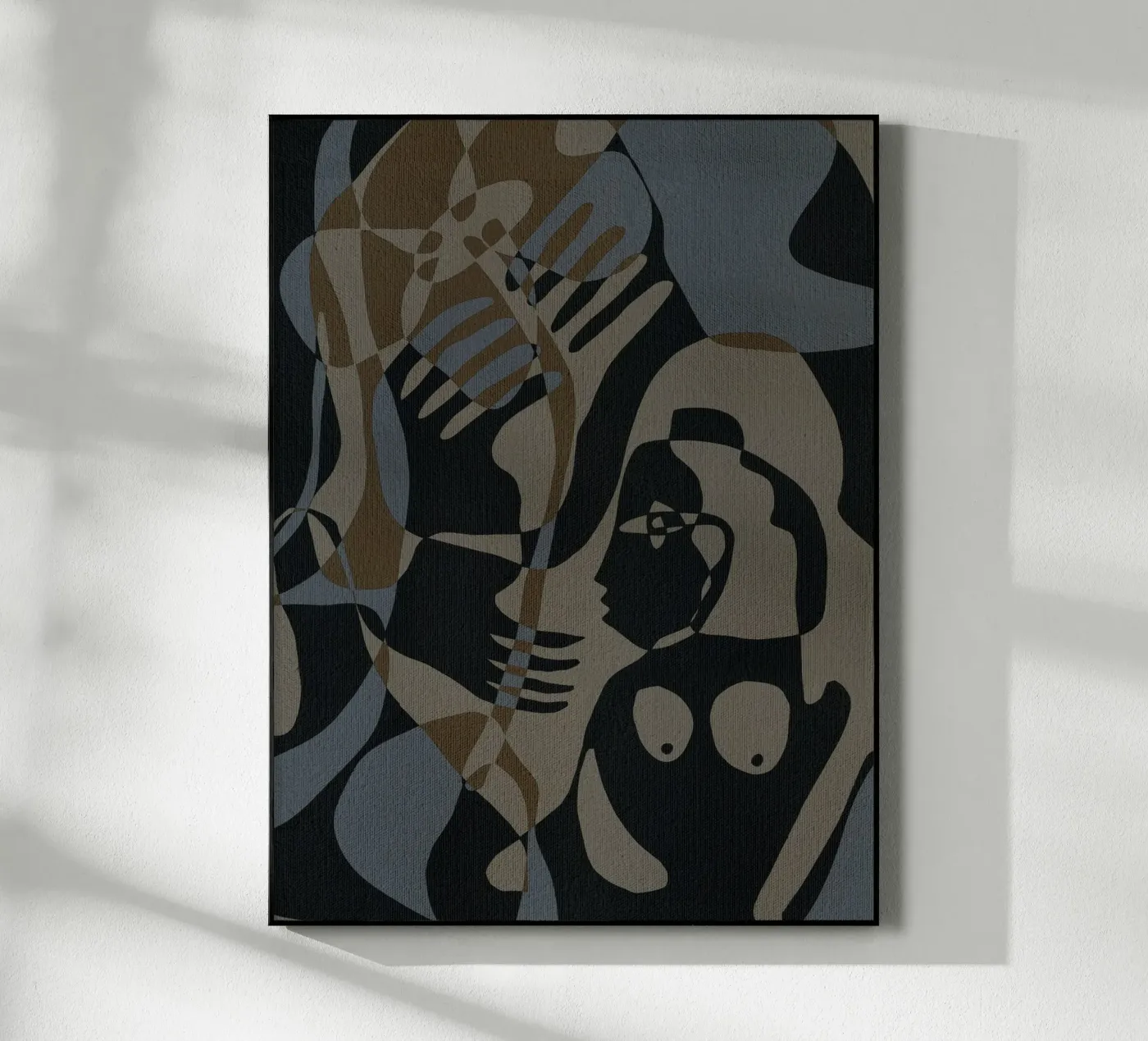 Subtle Ties 3 Acryl-Glas von Shatha Al Dafai