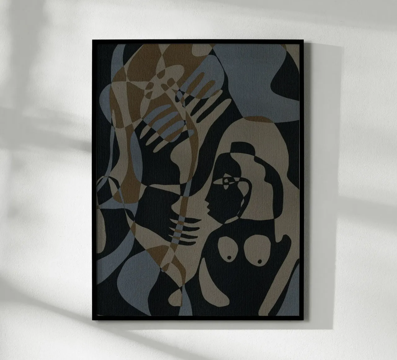 Subtle Ties 3 poster by Shatha Al Dafai