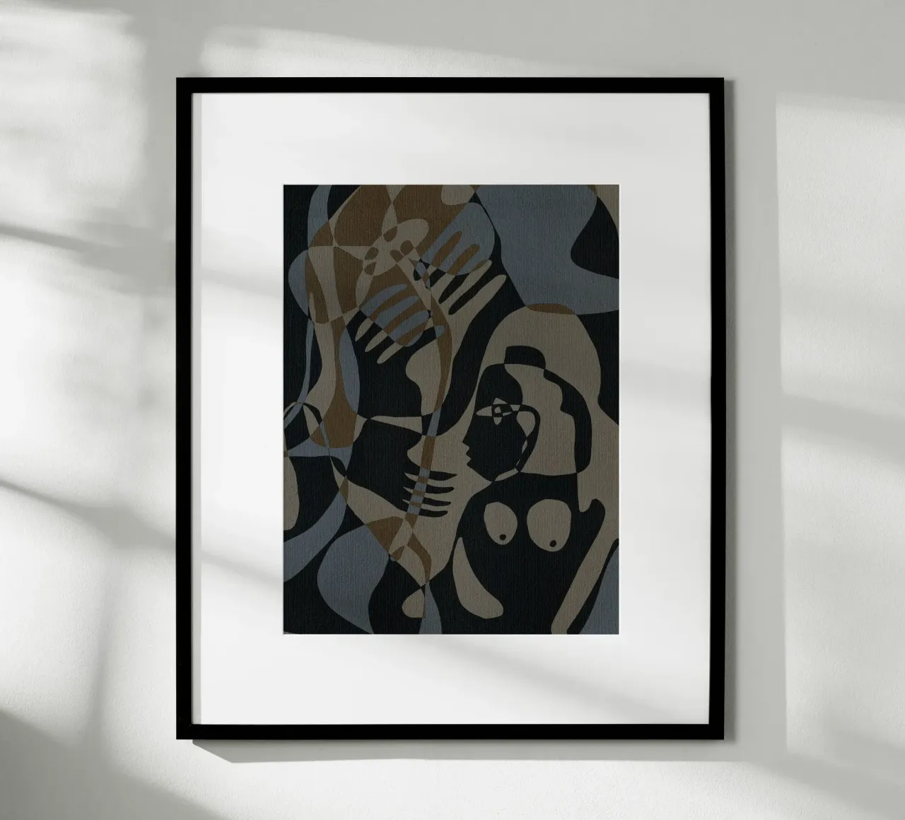 Subtle Ties 3 poster by Shatha Al Dafai