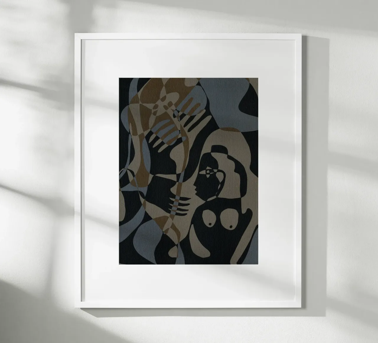 Subtle Ties 3 poster by Shatha Al Dafai