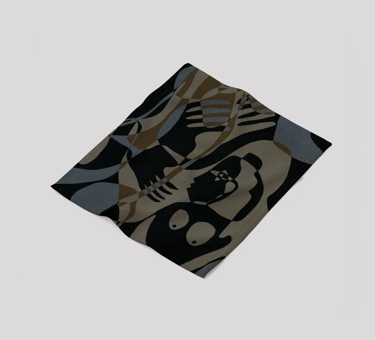 Subtle Ties 3 coperta in pile da Shatha Al Dafai