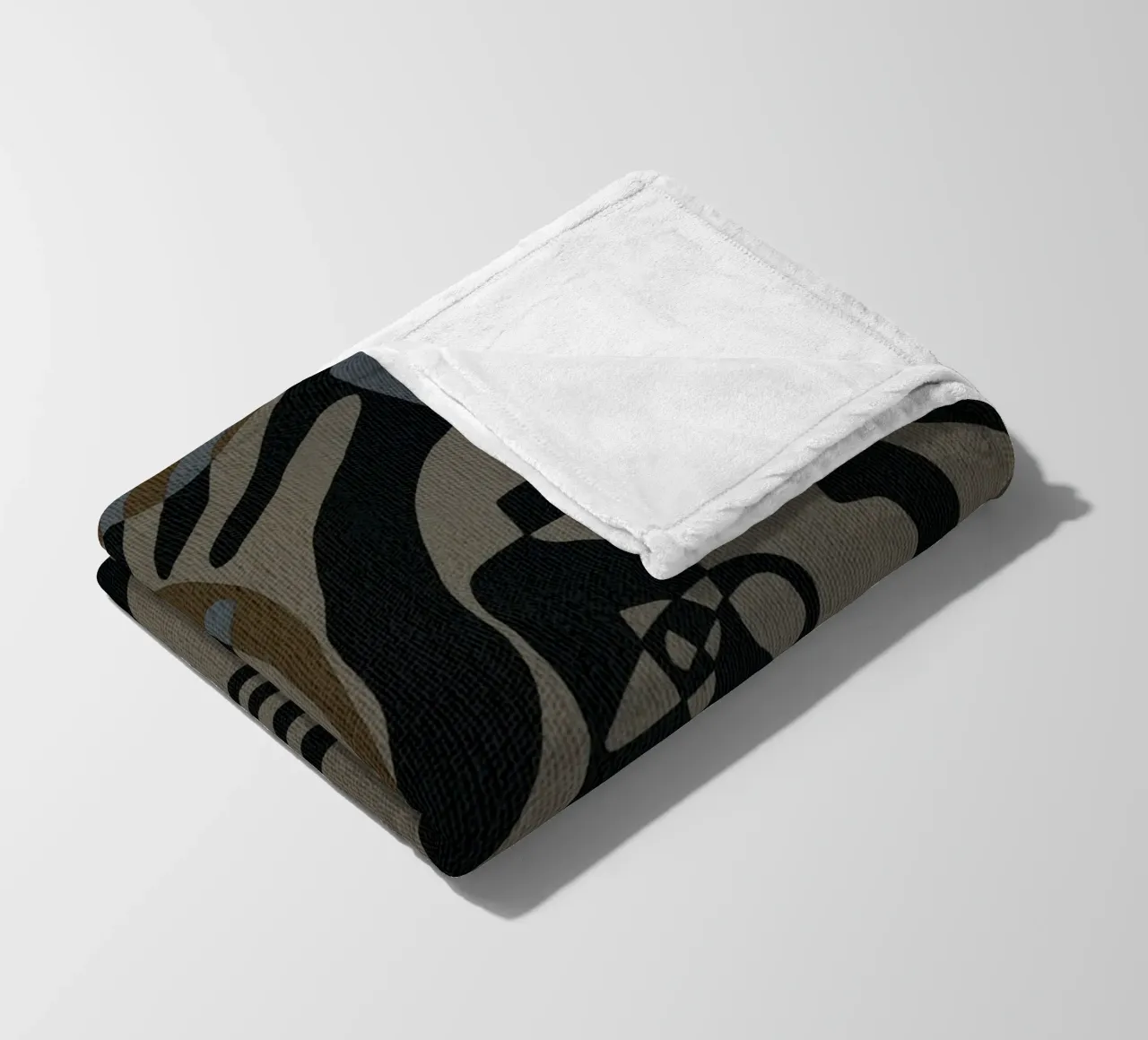 Subtle Ties 3 coperta in pile da Shatha Al Dafai