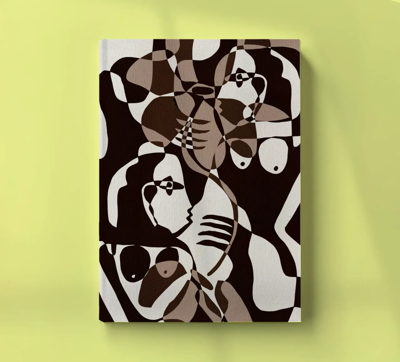 Subtle Ties 2 notebook by Shatha Al Dafai