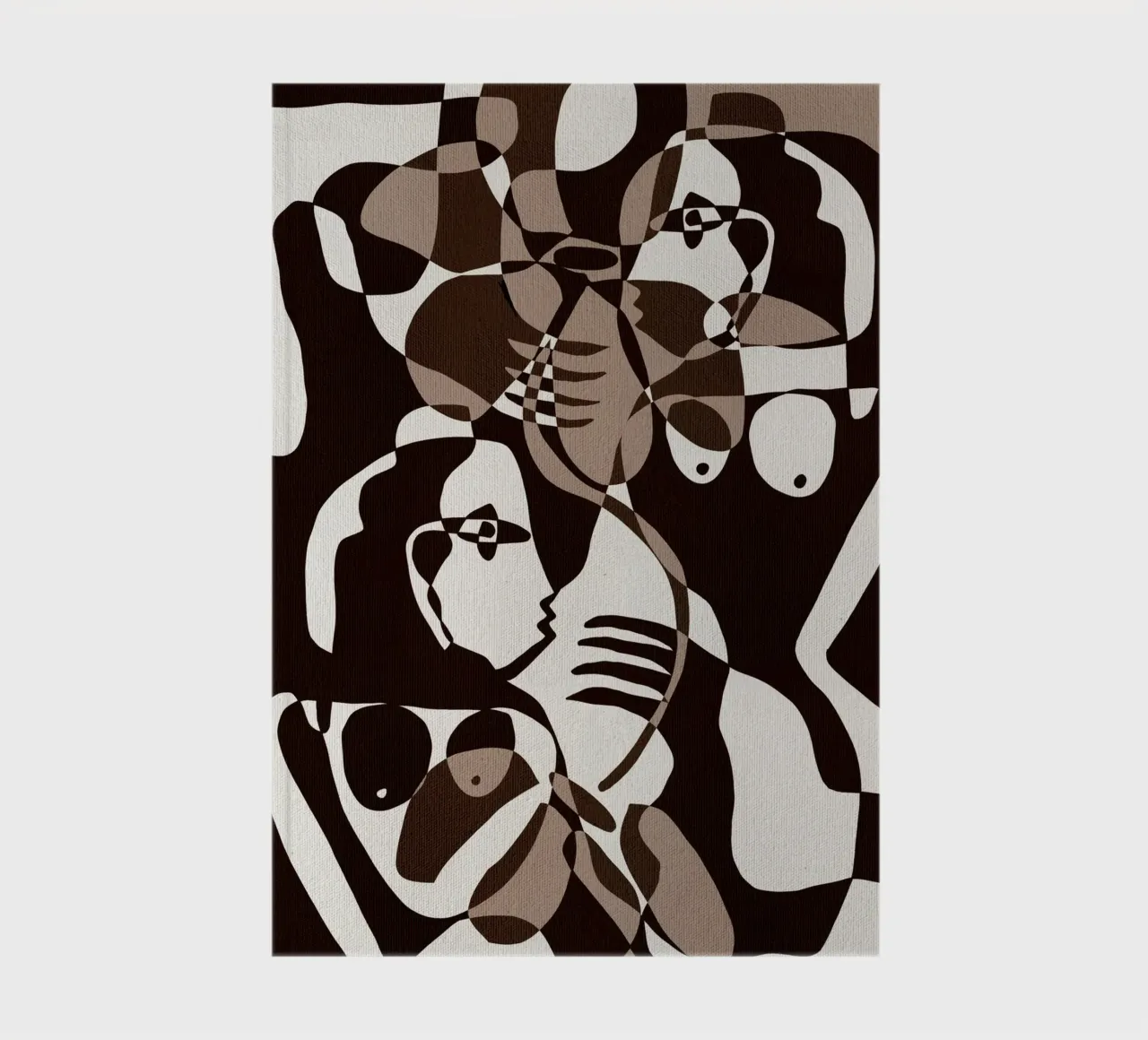 Subtle Ties 2 notebook by Shatha Al Dafai