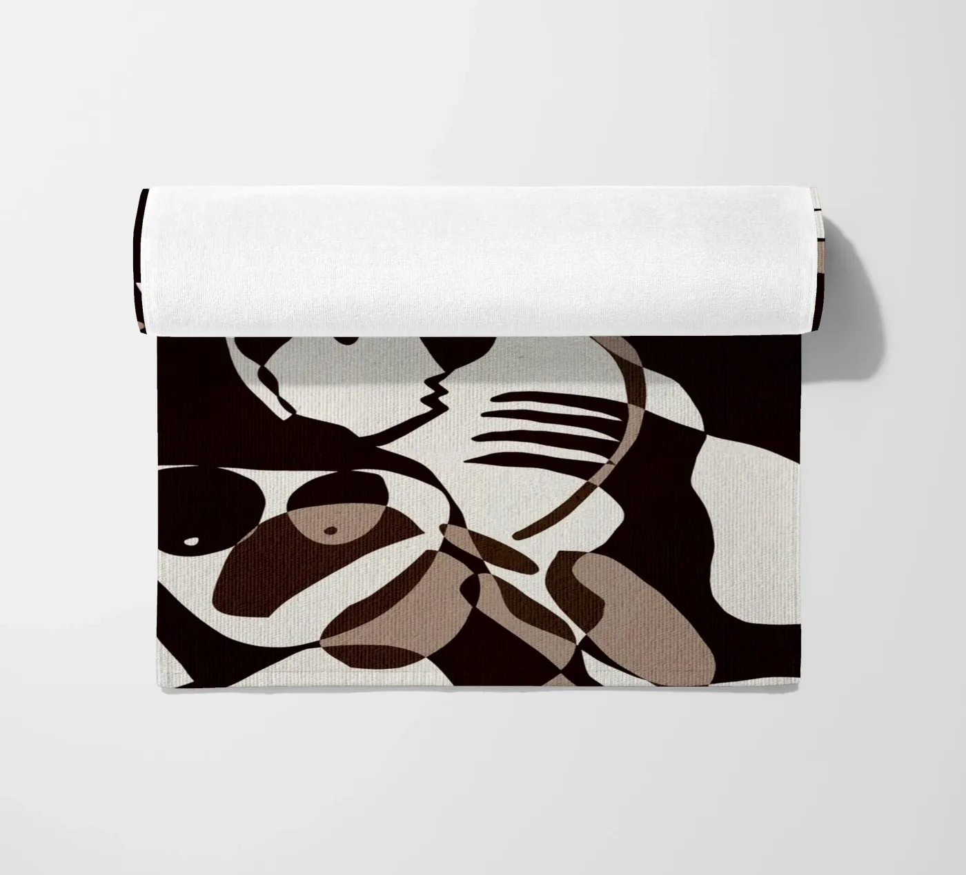 Subtle Ties 2 Strandtuch von Shatha Al Dafai
