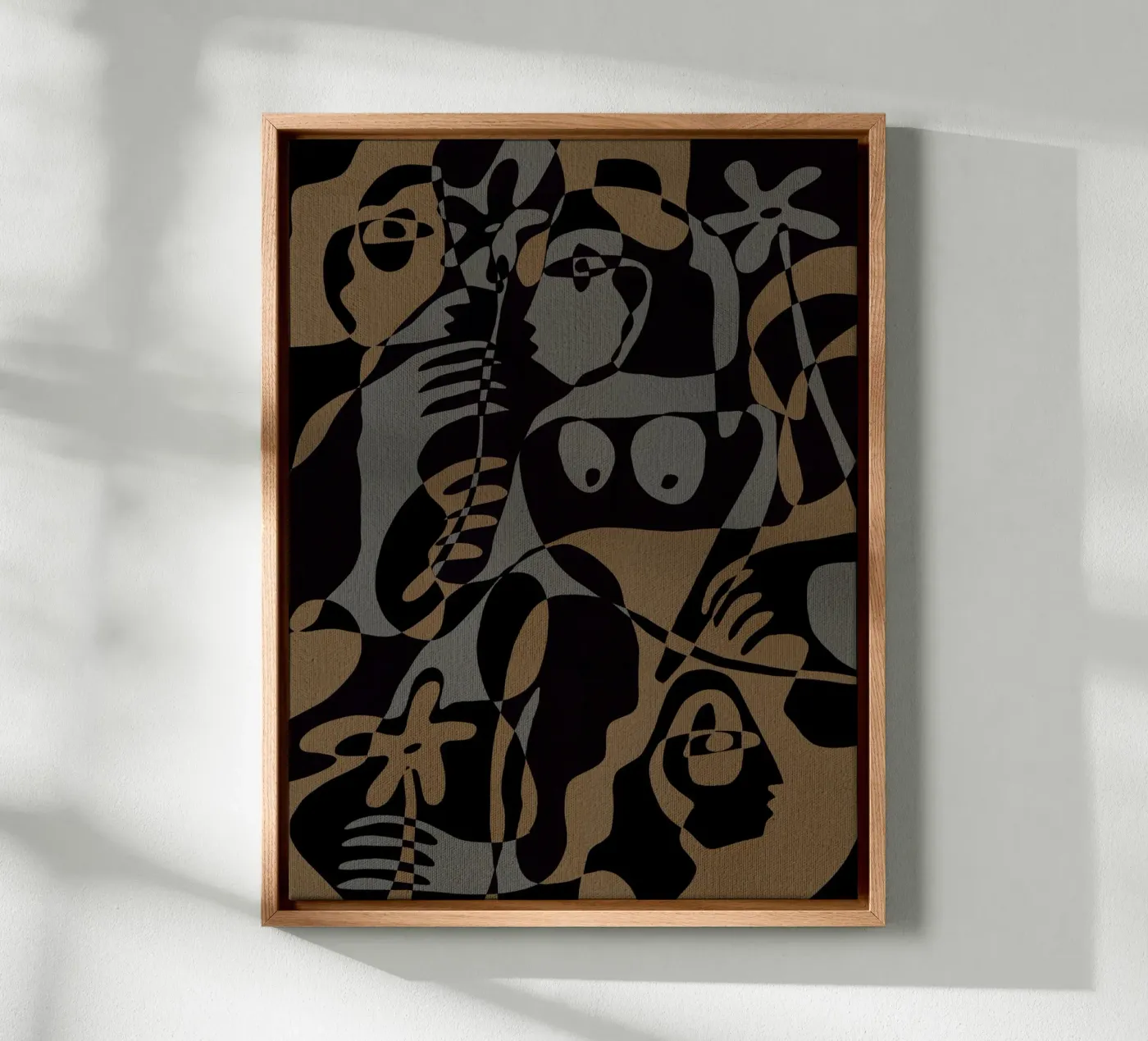 Subtle Ties 1 tela da Shatha Al Dafai