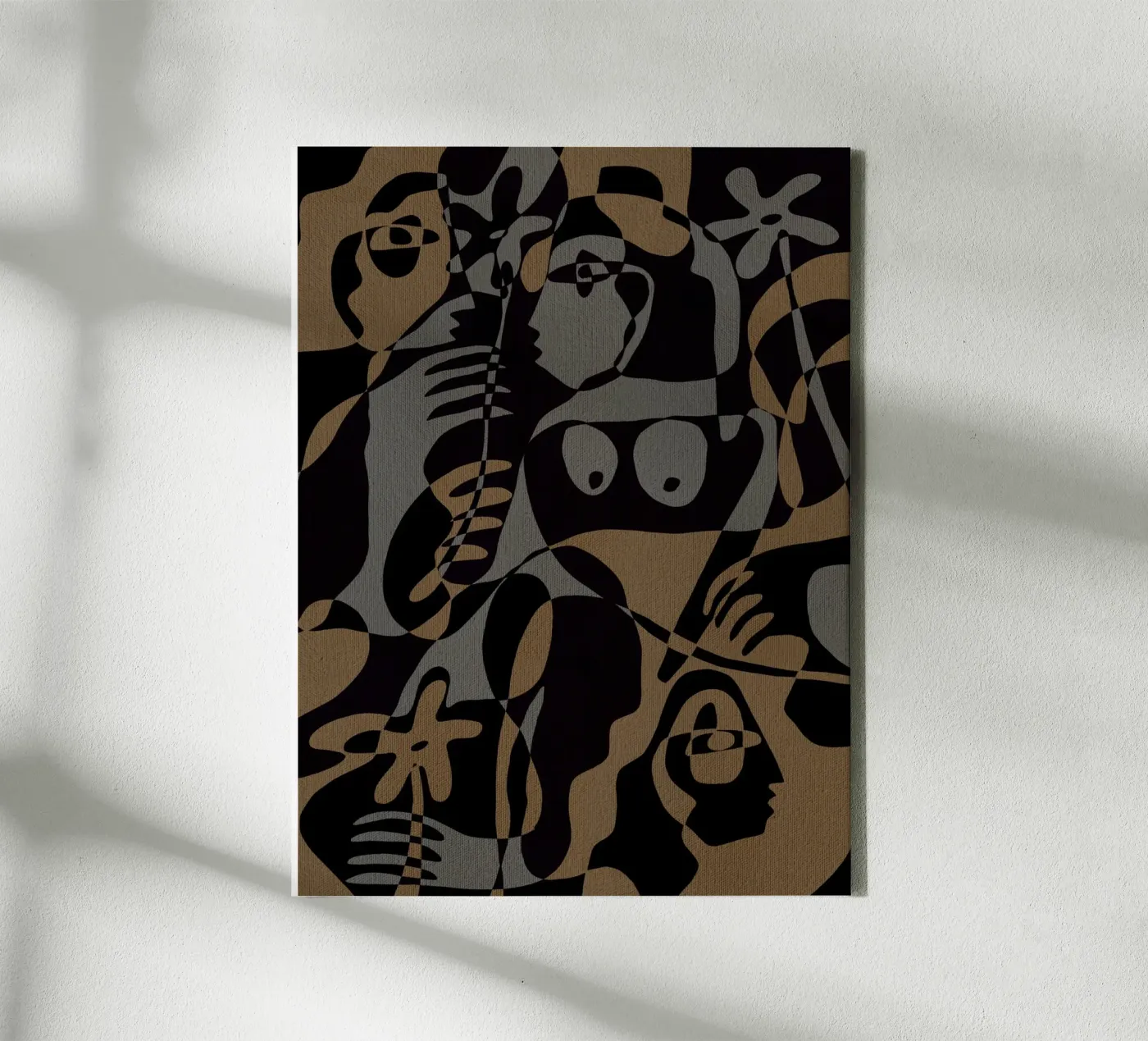 Subtle Ties 1 tela da Shatha Al Dafai