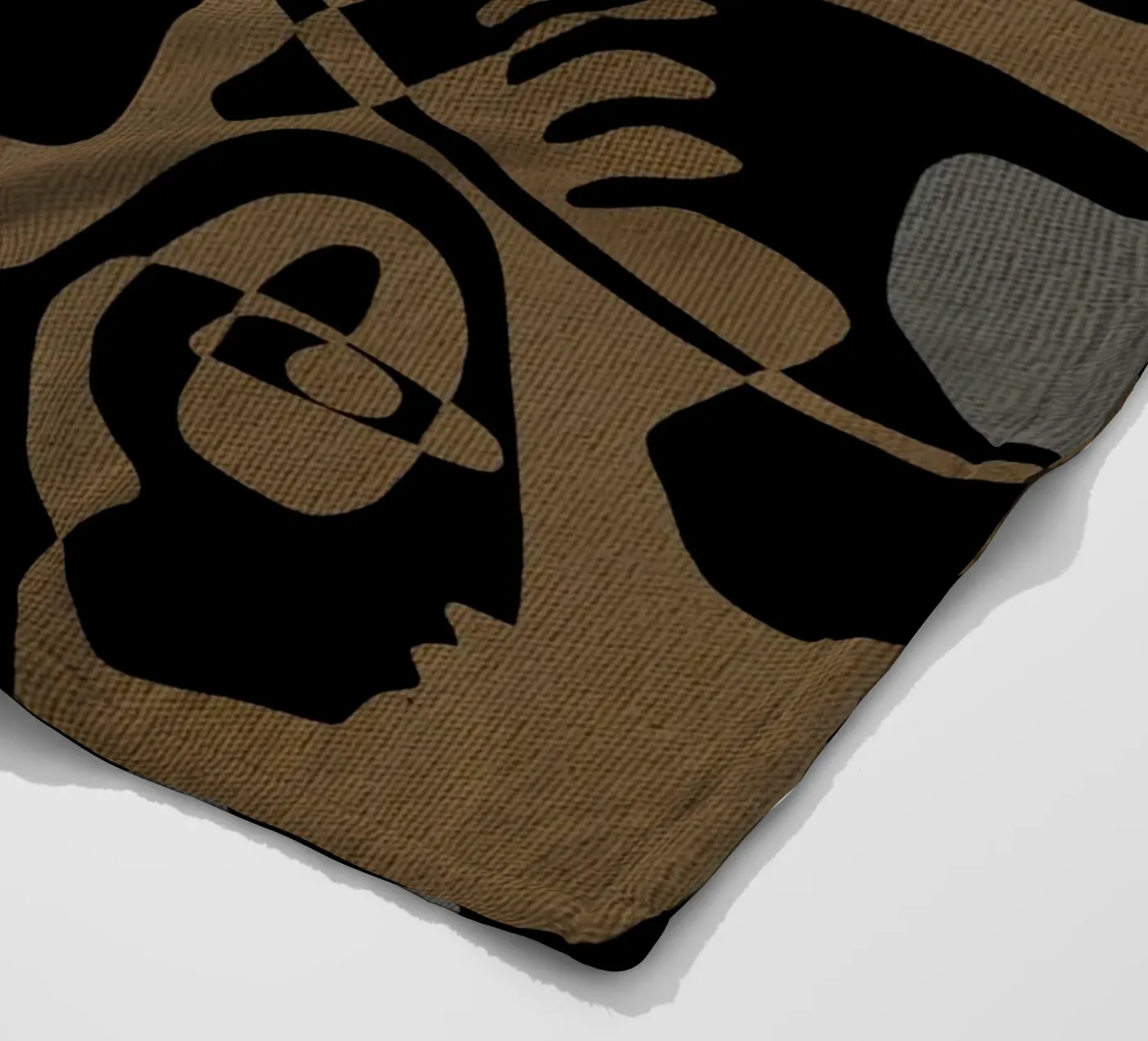 Subtle Ties 1 Fleecedecke von Shatha Al Dafai