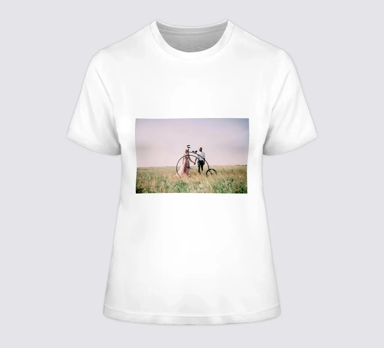 Alone women's fitted t-shirt by Jovana Rikalo