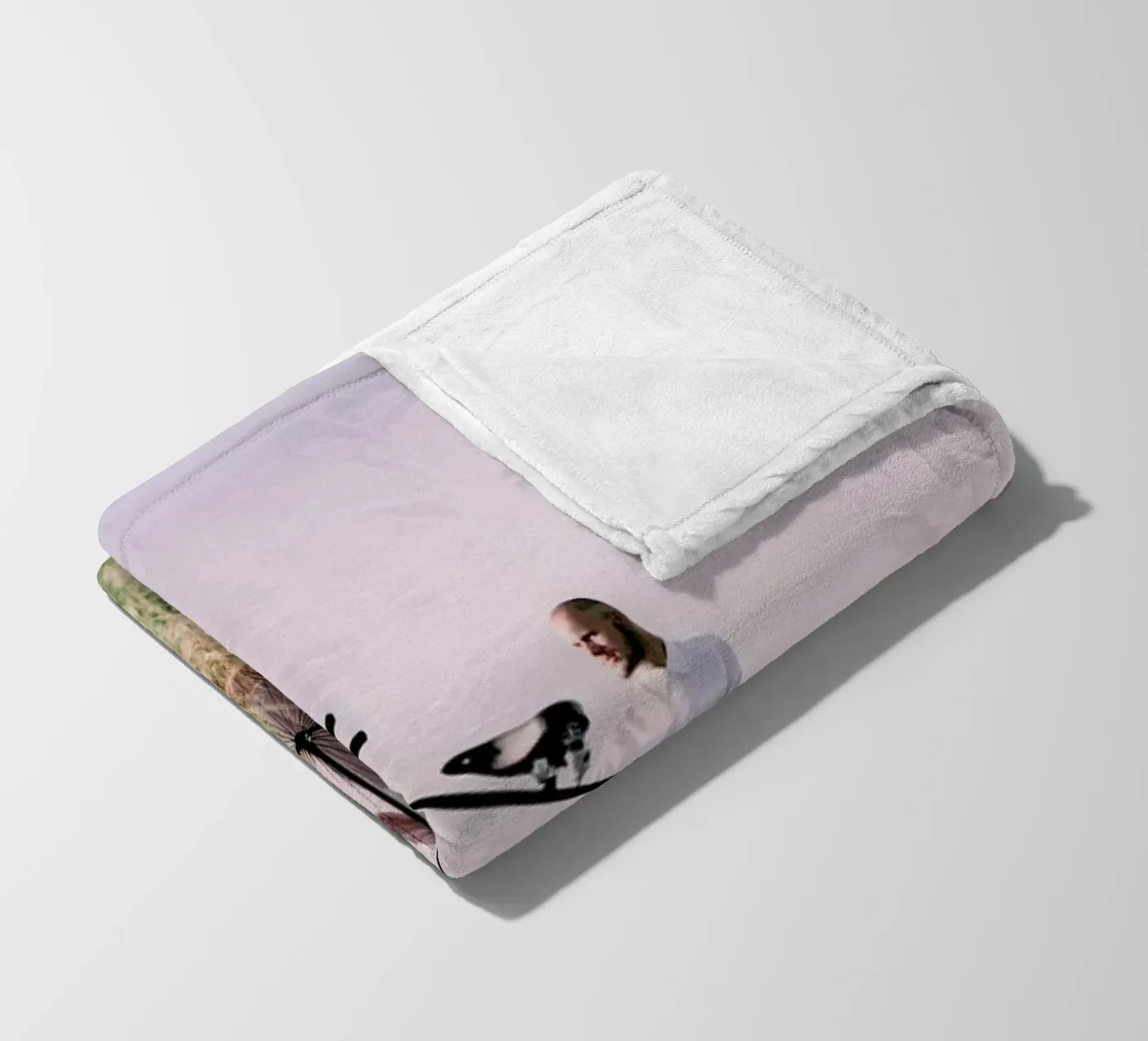 Alone fleece blanket by Jovana Rikalo