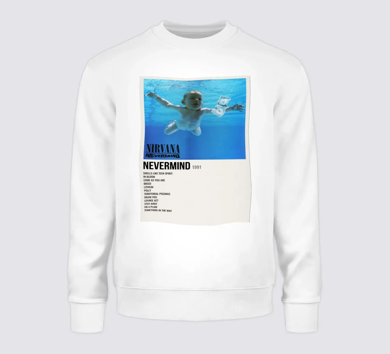 NIRVANA ‘NEVERMIND’ IN STORE 1992 felpa da SoundStudio