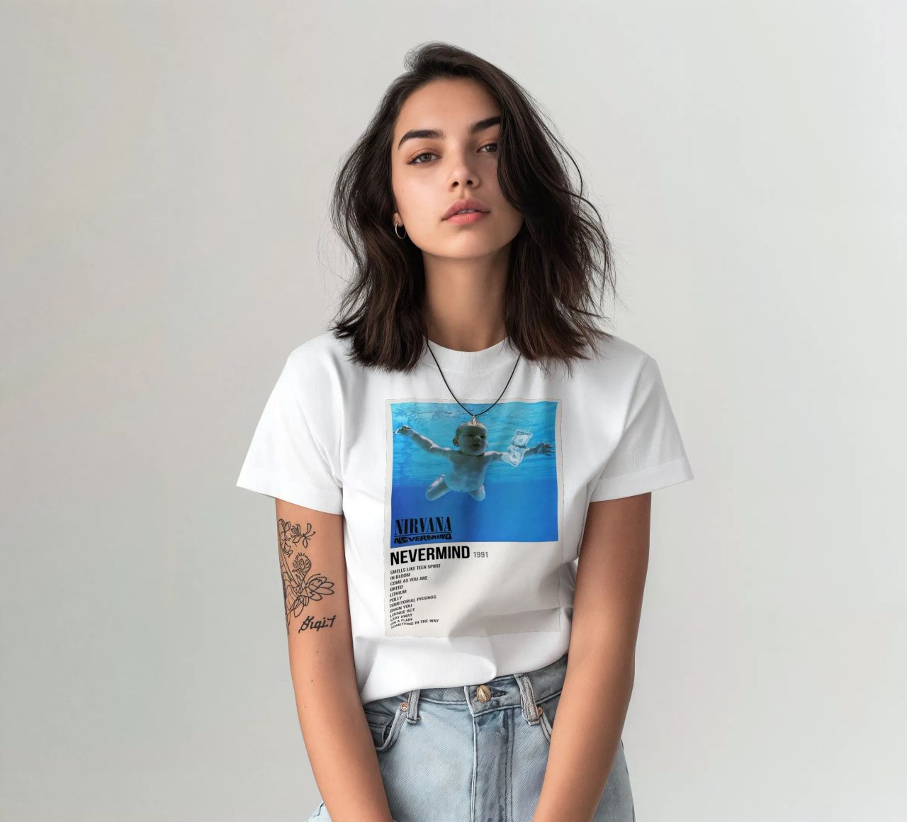 NIRVANA ‘NEVERMIND’ IN STORE 1992 t-shirt da SoundStudio