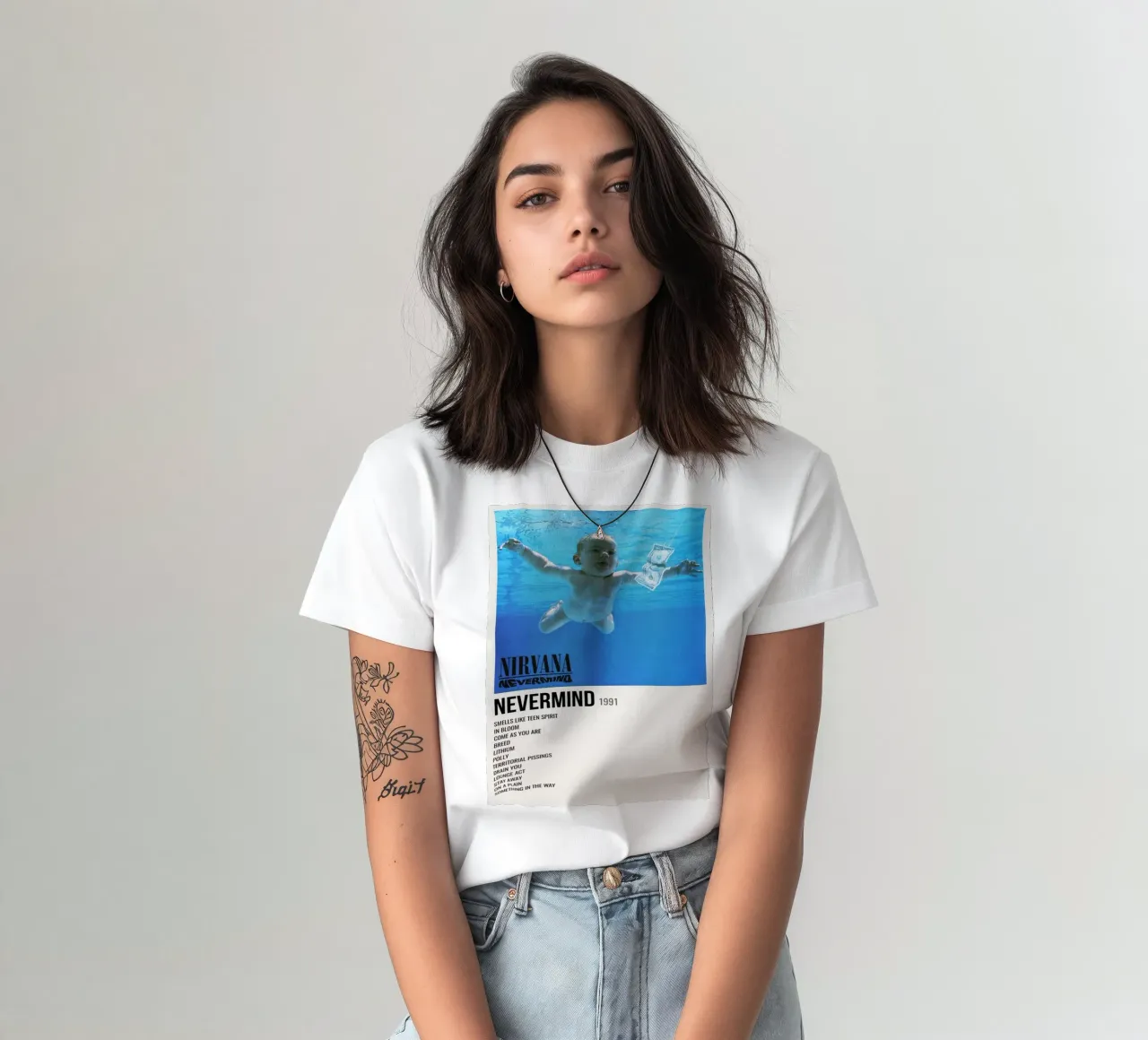 NIRVANA ‘NEVERMIND’ IN STORE 1992 t-shirt by SoundStudio