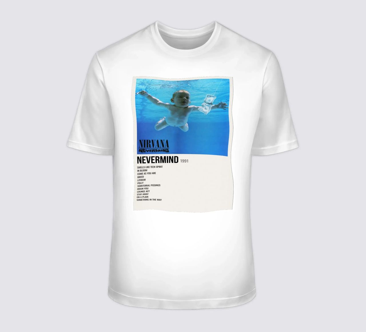 NIRVANA ‘NEVERMIND’ IN STORE 1992 t-shirt da SoundStudio