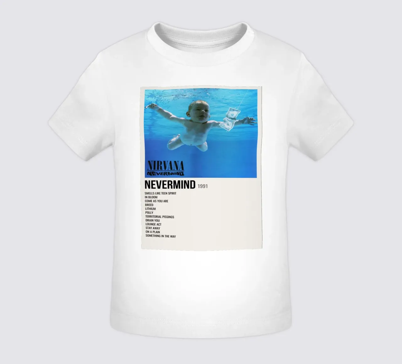 NIRVANA ‘NEVERMIND’ IN STORE 1992 maglietta neonato da SoundStudio