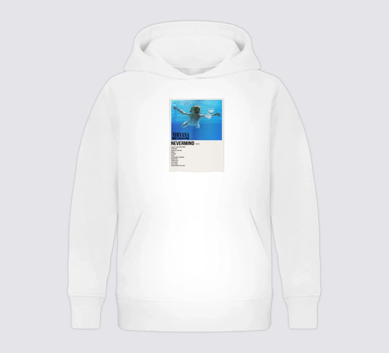 NIRVANA ‘NEVERMIND’ IN STORE 1992 felpa bambino con cappuccio da SoundStudio
