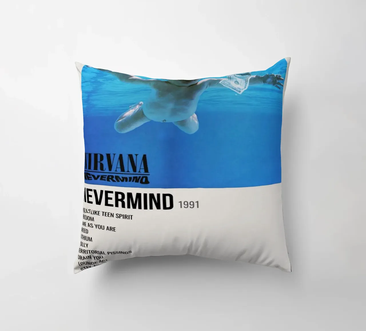 NIRVANA ‘NEVERMIND’ IN STORE 1992 Kissen von SoundStudio