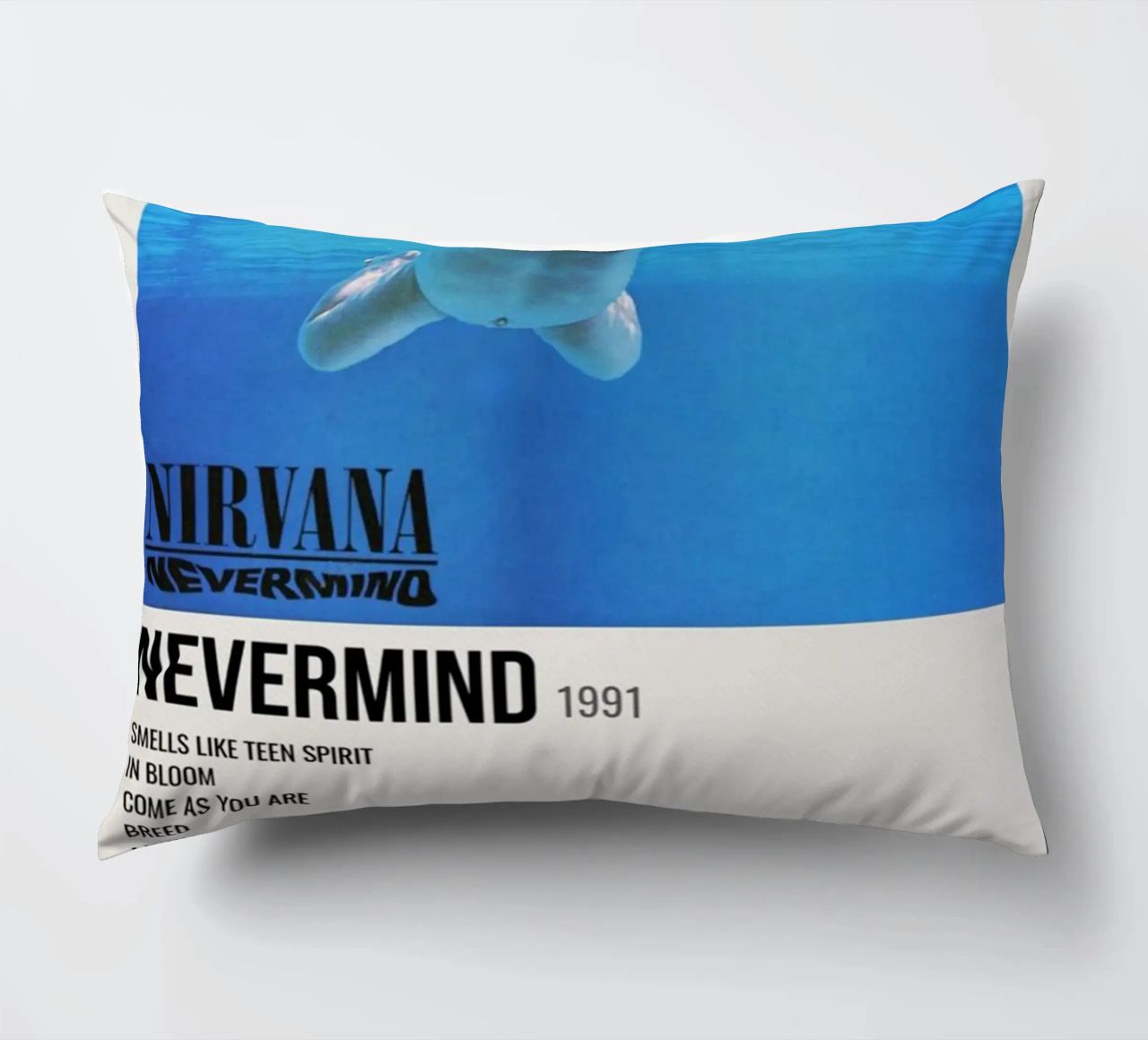 NIRVANA ‘NEVERMIND’ IN STORE 1992 cuscino da SoundStudio