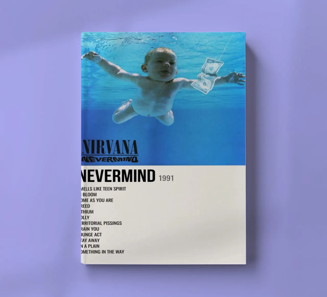 NIRVANA ‘NEVERMIND’ IN STORE 1992 notebook by SoundStudio