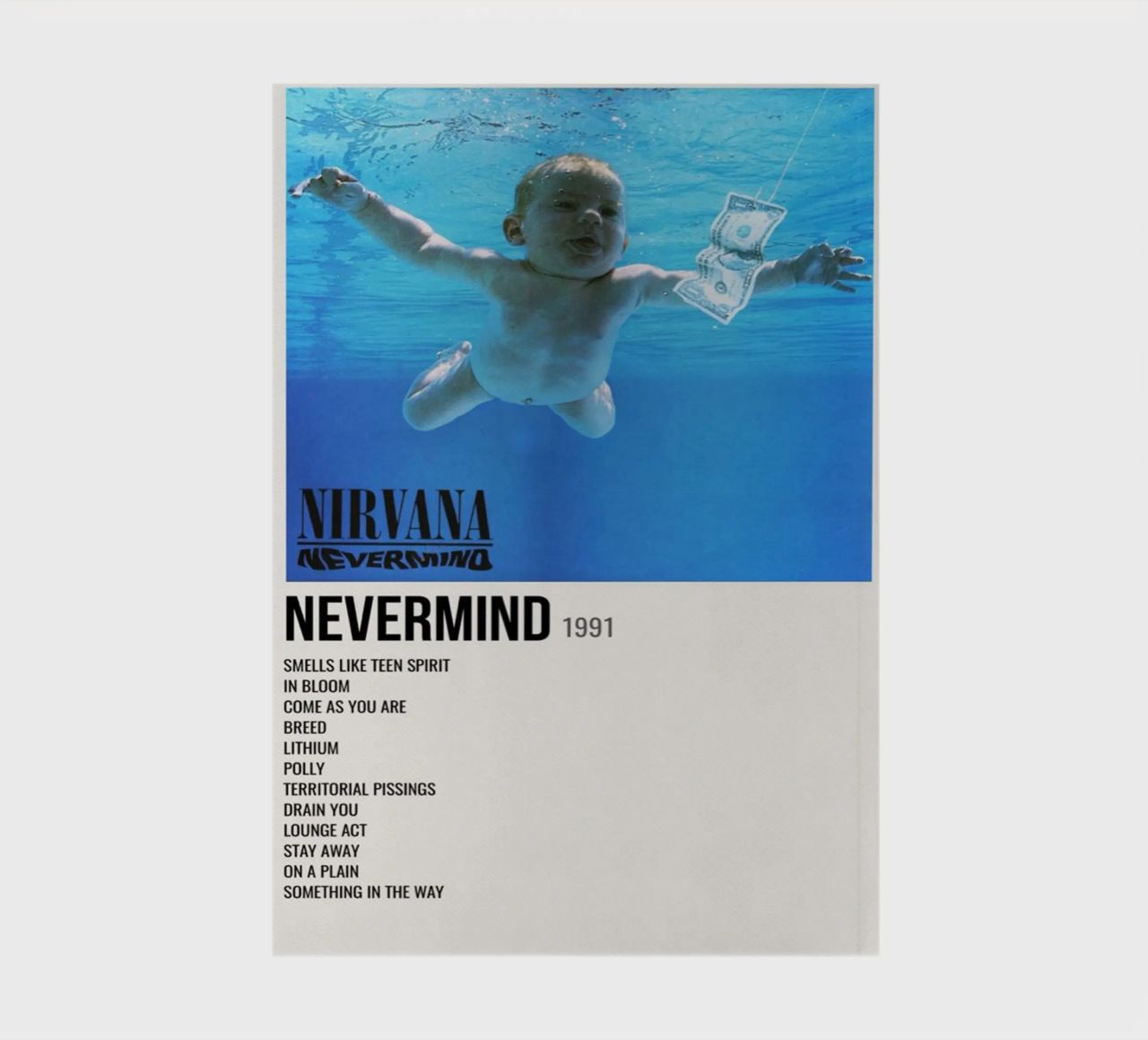 NIRVANA ‘NEVERMIND’ IN STORE 1992 diario da SoundStudio