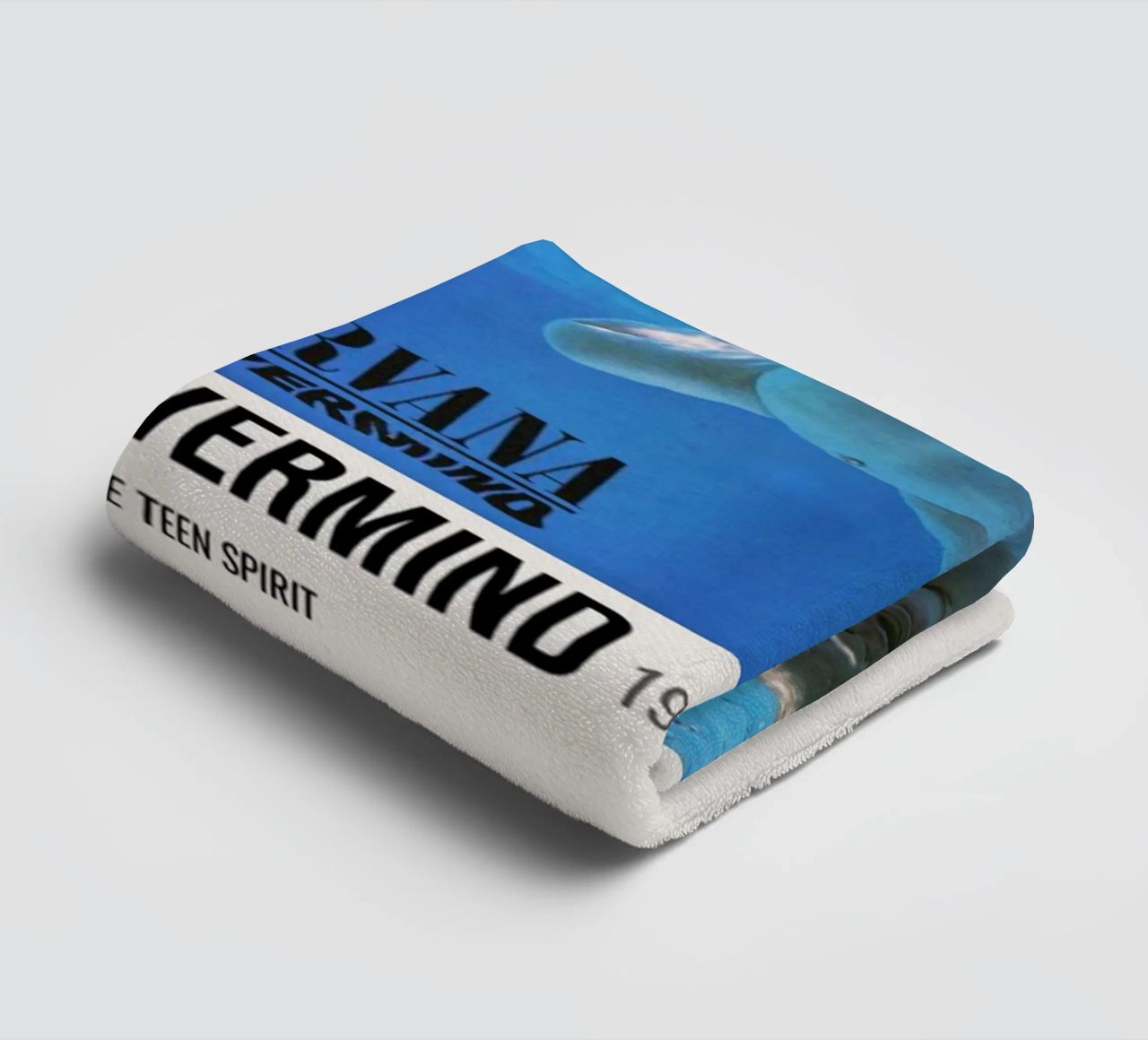 NIRVANA ‘NEVERMIND’ IN STORE 1992 asciugamano da bagno da SoundStudio