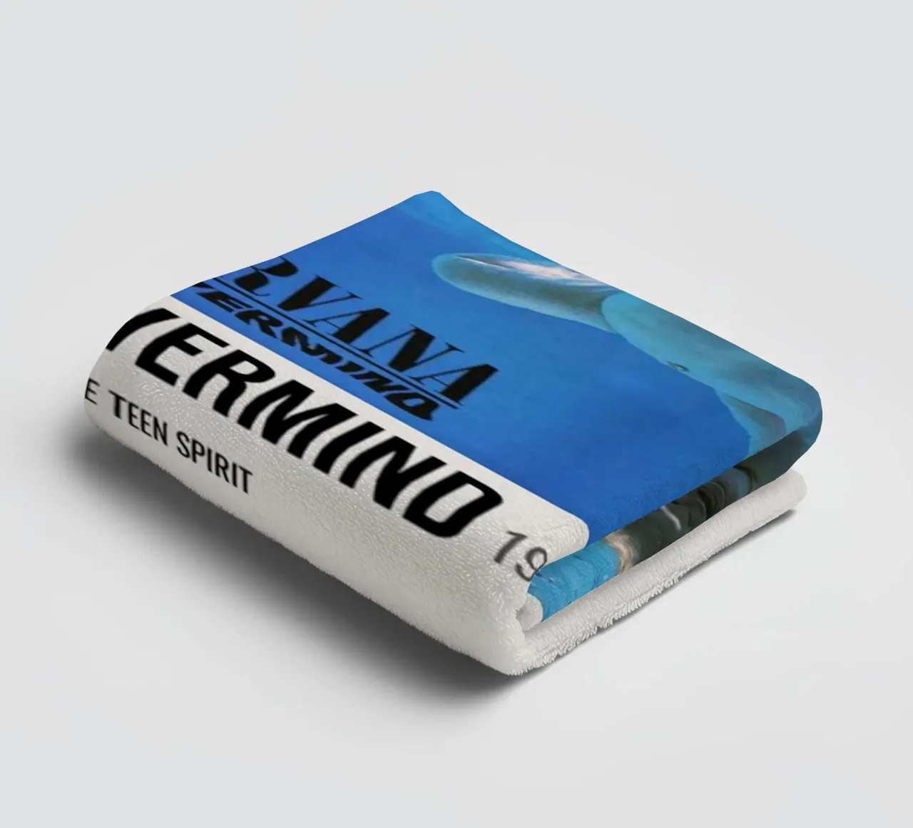 NIRVANA ‘NEVERMIND’ IN STORE 1992 asciugamano da bagno da SoundStudio