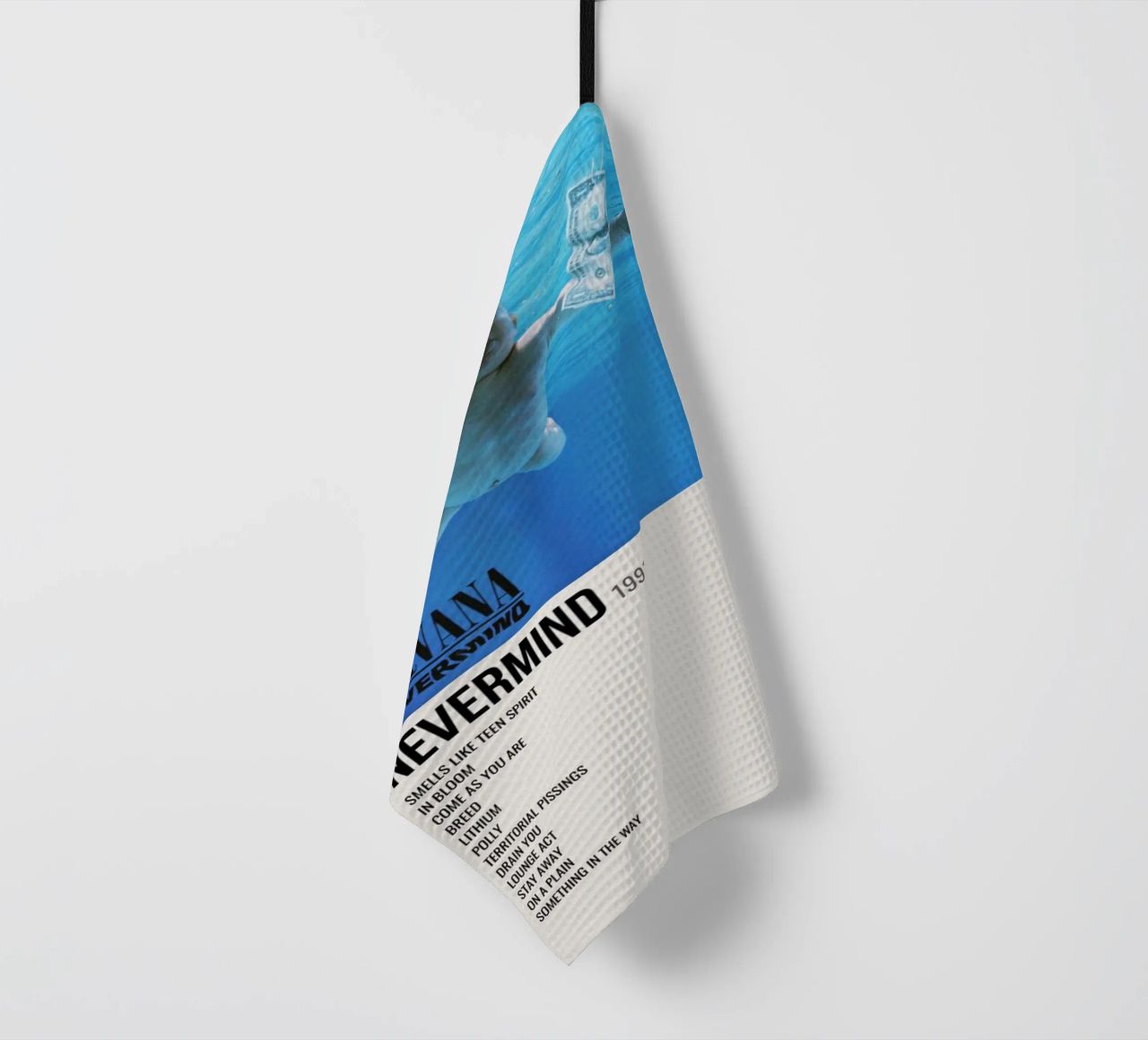 NIRVANA ‘NEVERMIND’ IN STORE 1992 canovaccio da cucina da SoundStudio