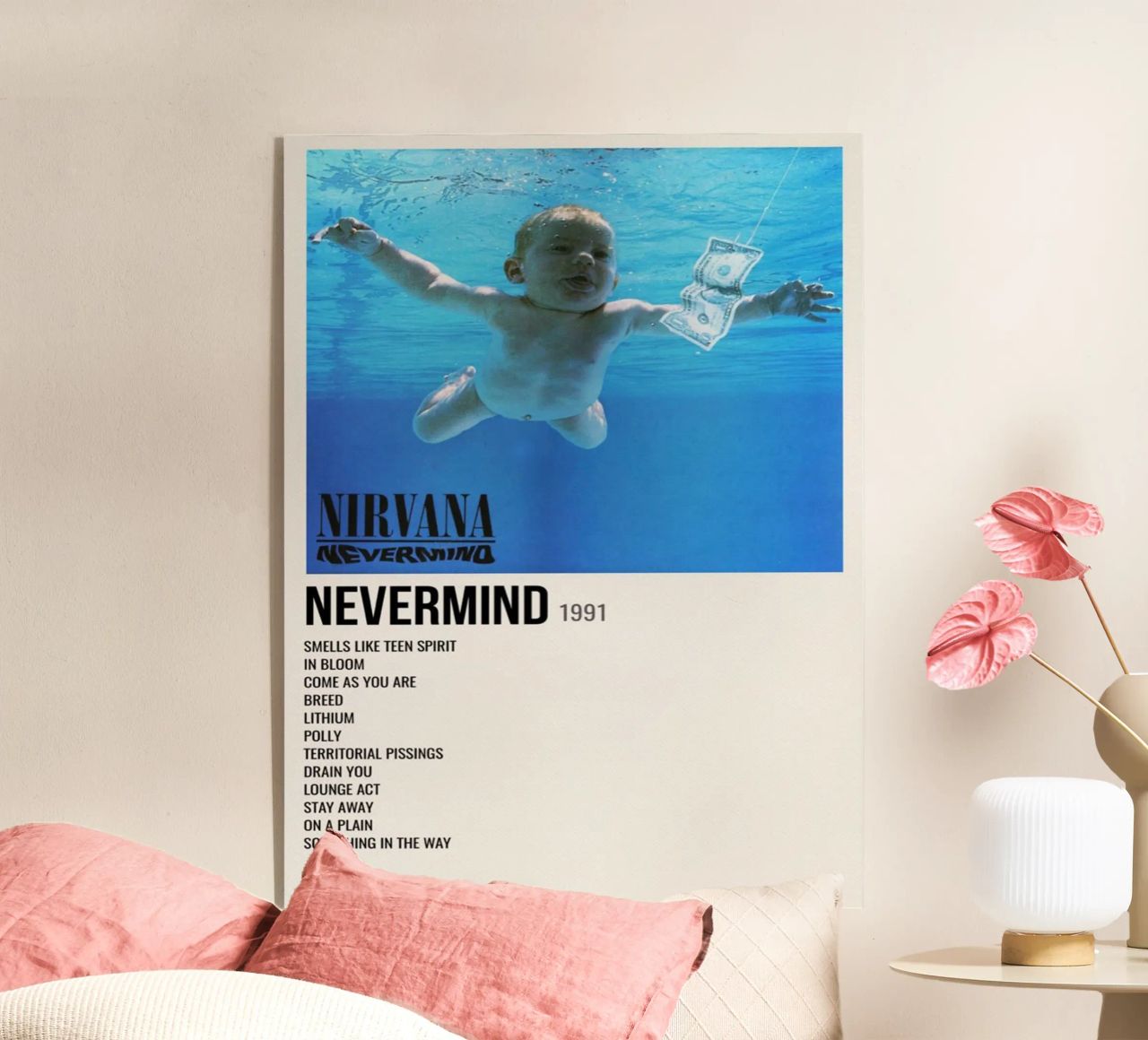 NIRVANA ‘NEVERMIND’ IN STORE 1992 plexiglass da SoundStudio