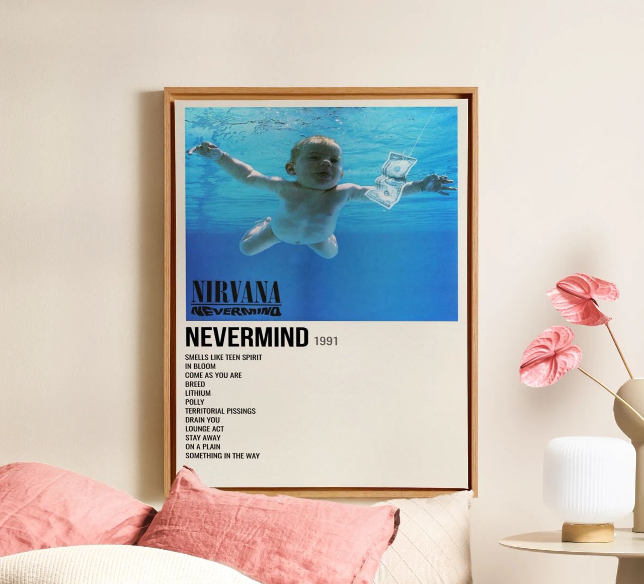 NIRVANA ‘NEVERMIND’ IN STORE 1992 tela da SoundStudio