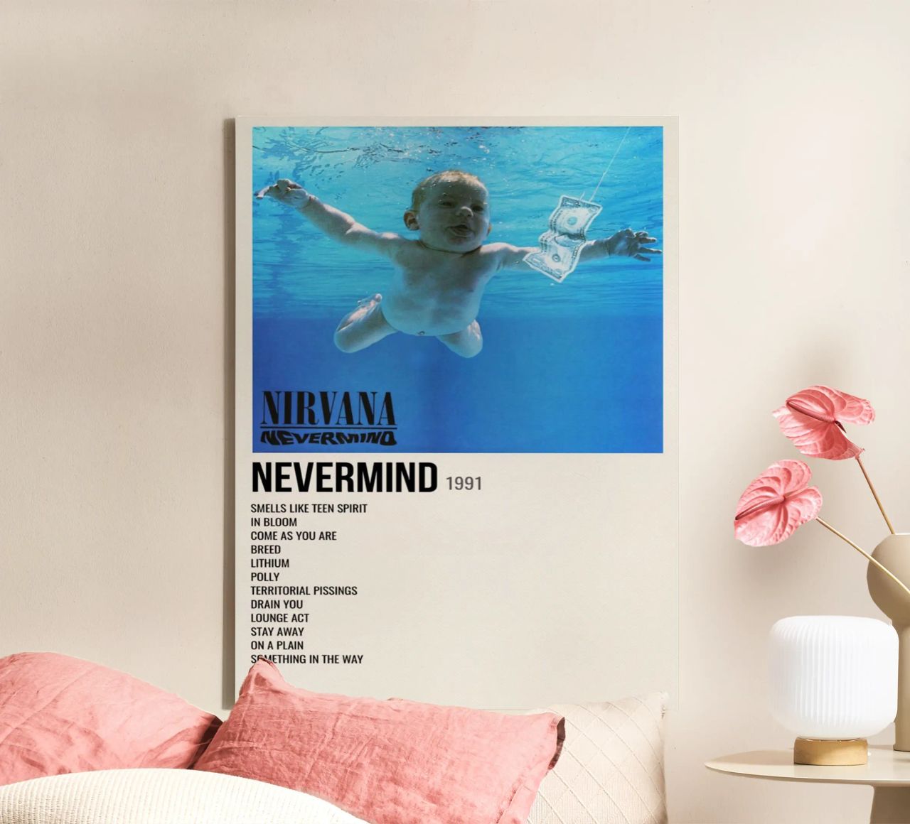 NIRVANA ‘NEVERMIND’ IN STORE 1992 tela da SoundStudio
