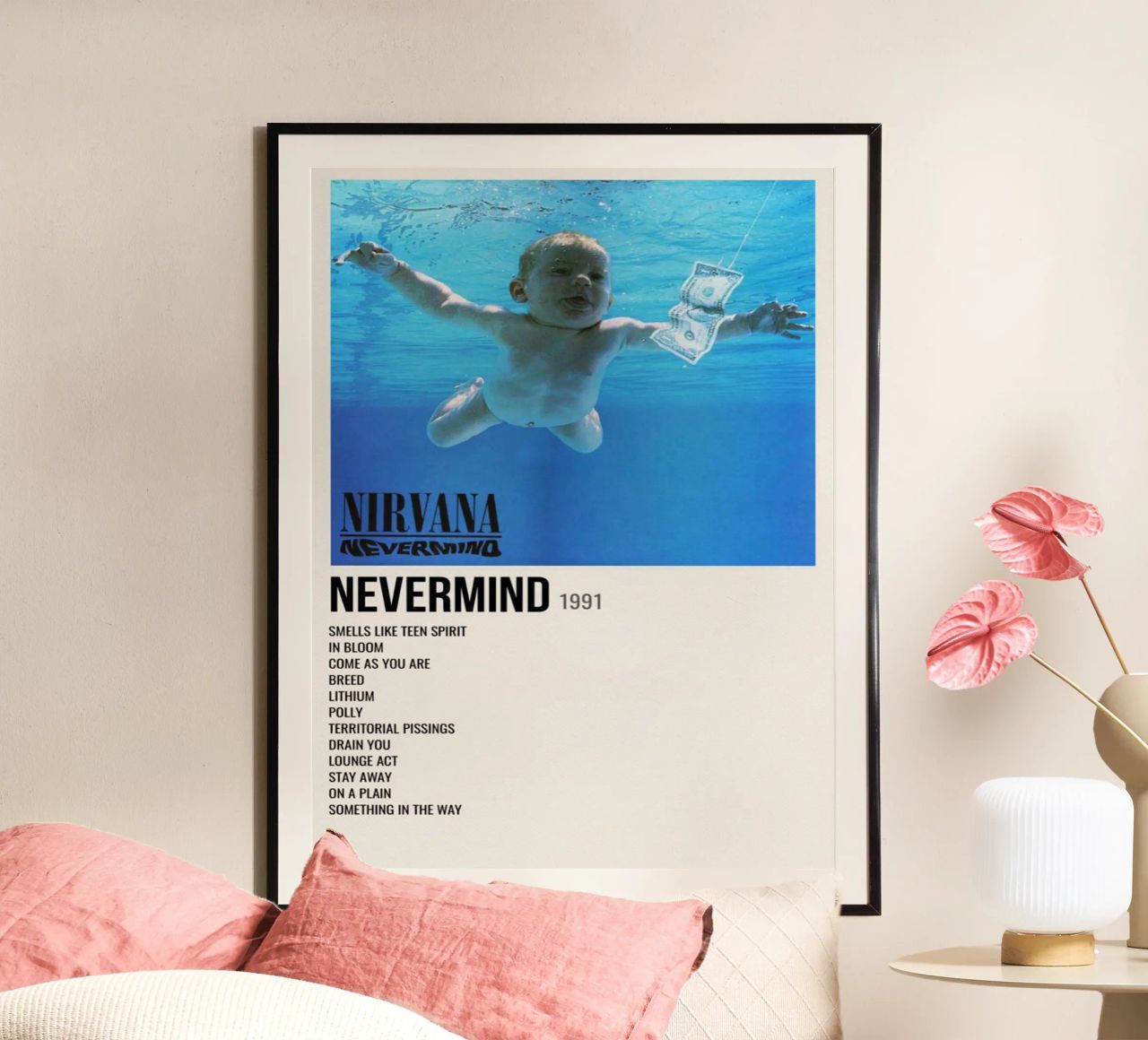 NIRVANA ‘NEVERMIND’ IN STORE 1992 carta hahnemühle da SoundStudio