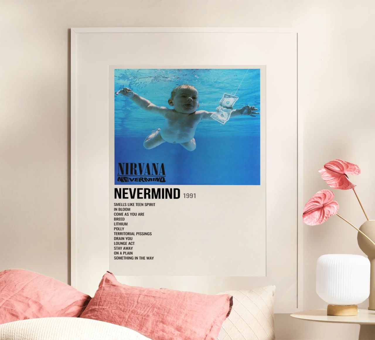 NIRVANA ‘NEVERMIND’ IN STORE 1992 carta hahnemühle da SoundStudio