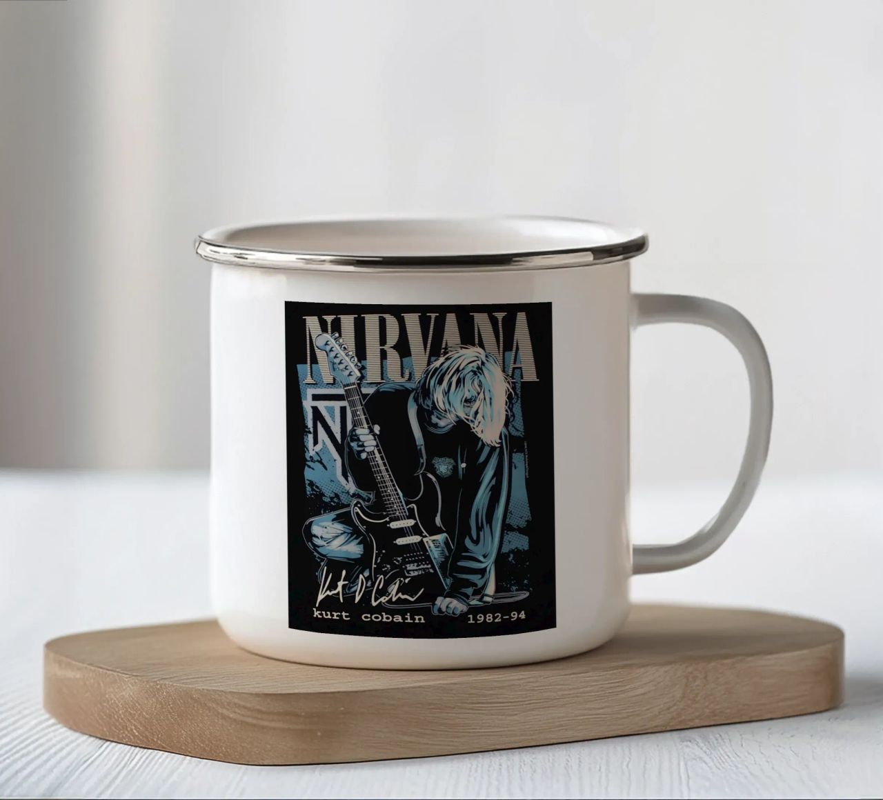 Nirvana Band Rock #2 tazza in smalto da SoundStudio