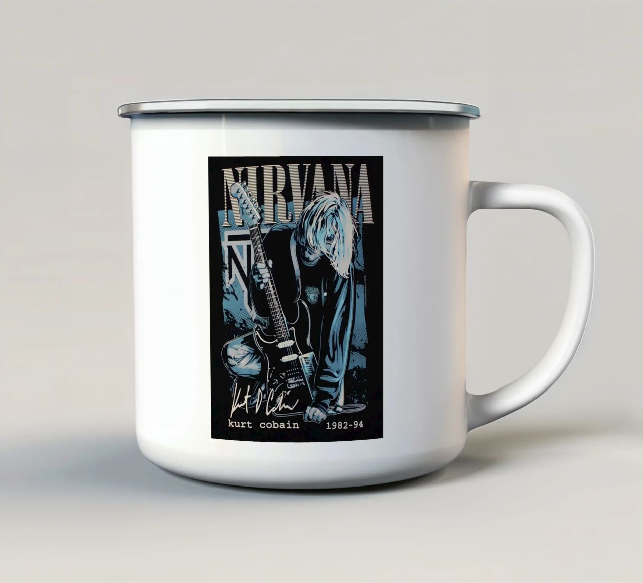 Nirvana Band Rock #2 tazza in smalto da SoundStudio