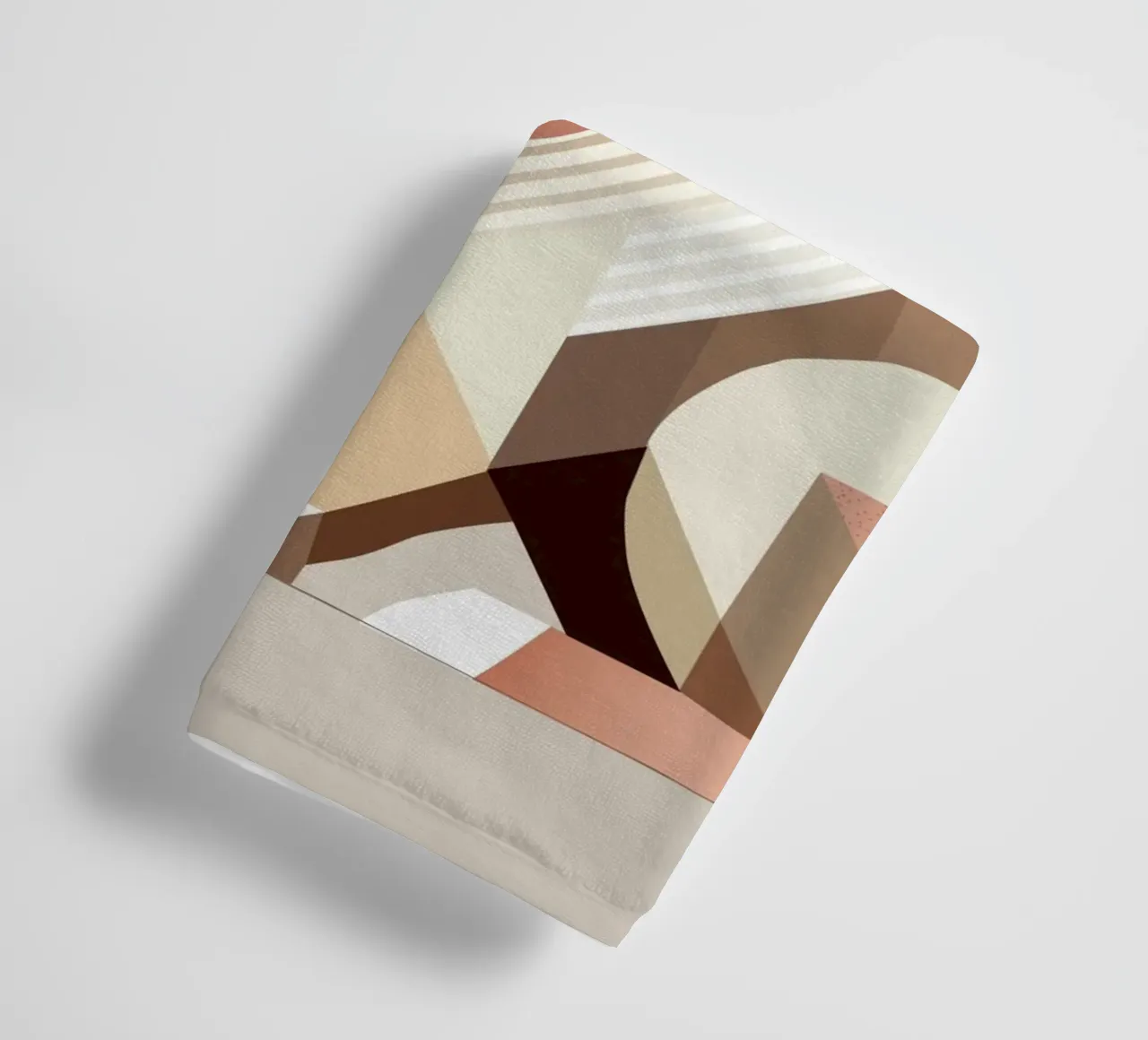 Charming geometry - The abstract rabbit towel by namosh