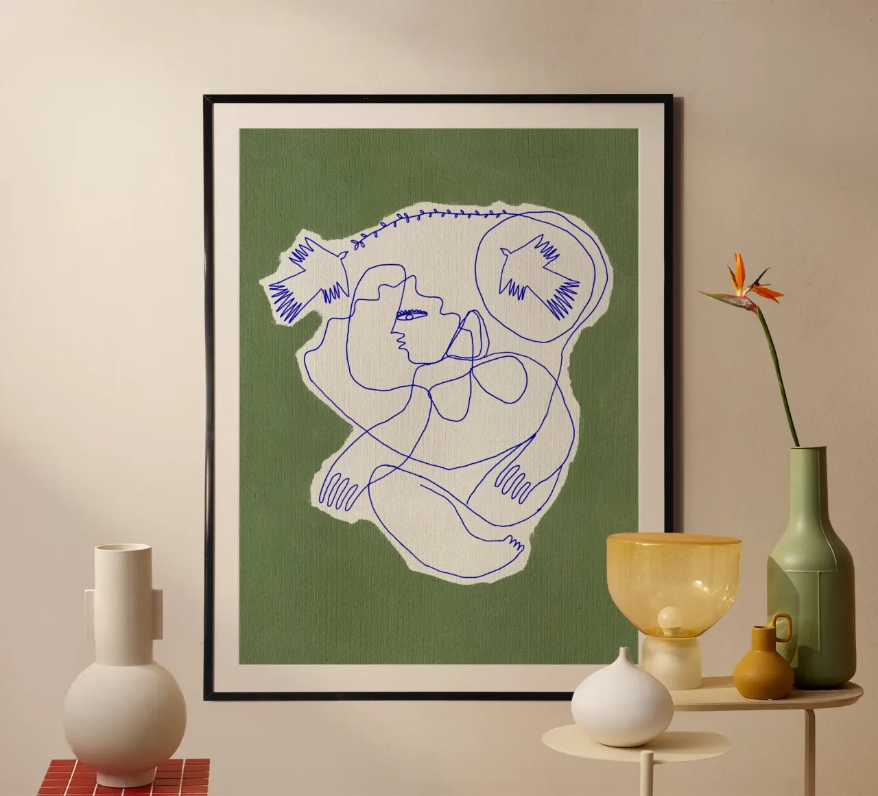 Hunter poster van Shatha Al Dafai