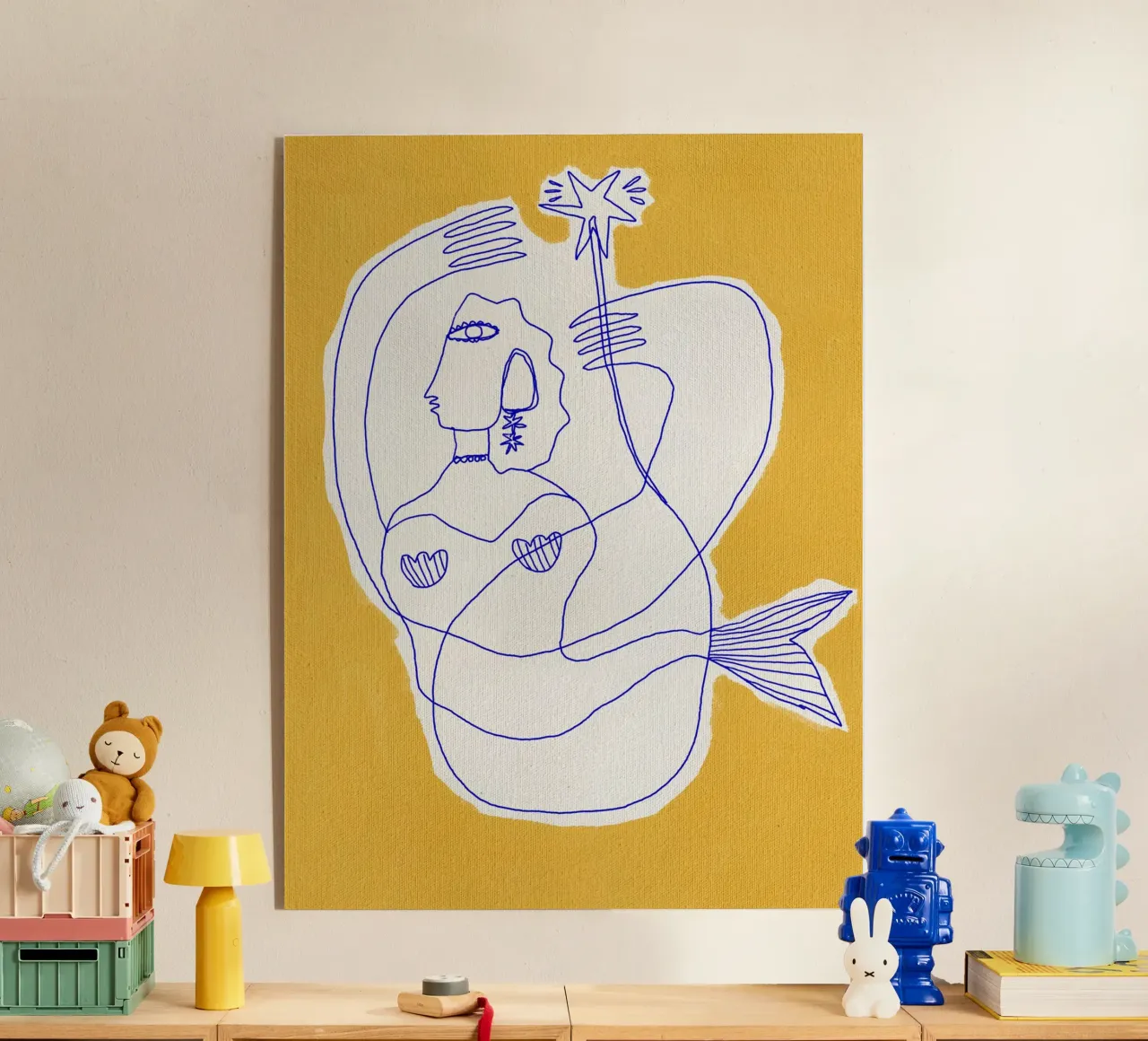 Mermaid plexiglass da Shatha Al Dafai