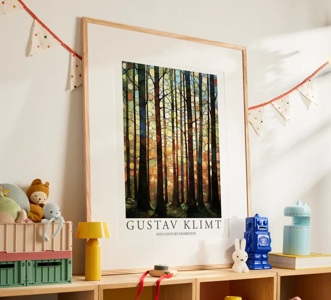 Gustav Klimt, Stampa Alberi Foresta Pittura Mostra Klimt poster da Peaches Art Prints