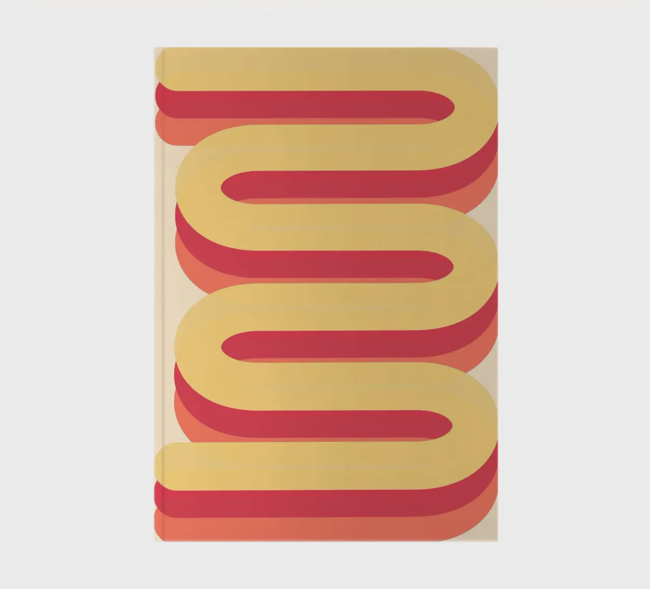 yellow curves notebook by lookingforsunrays
