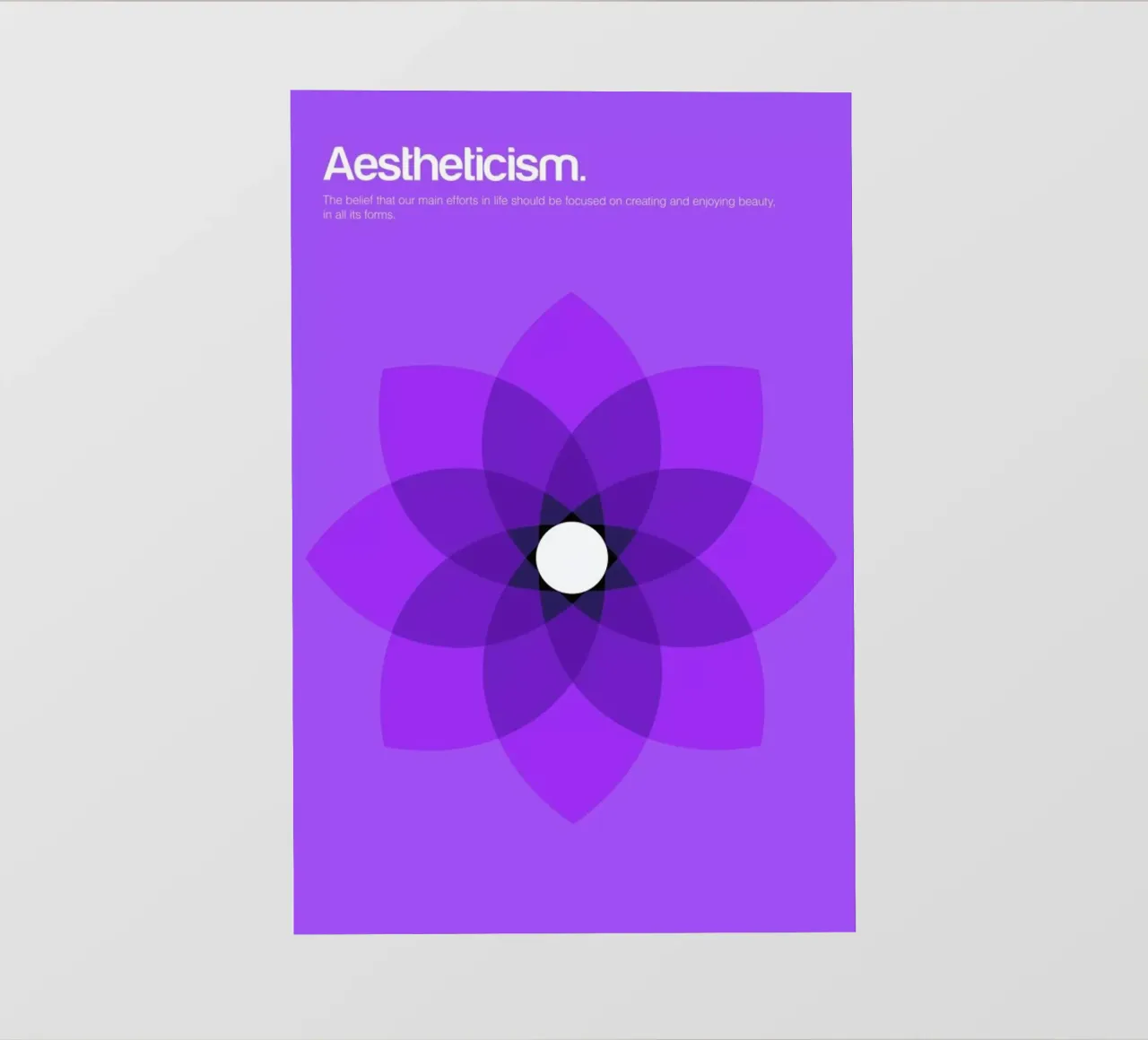 Aestheticism telo in pvc da Genís Carreras