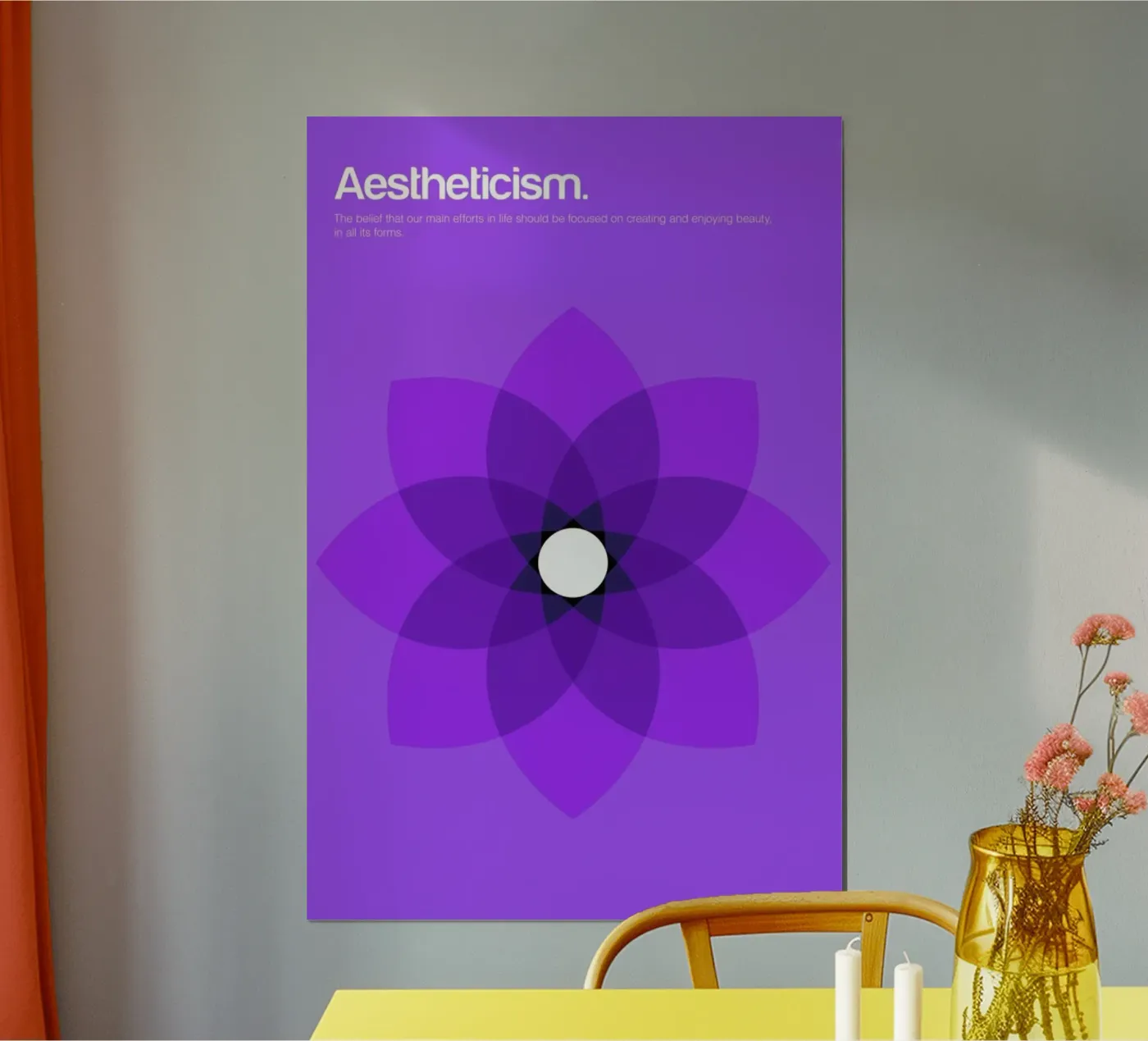 Aestheticism poster by Genís Carreras