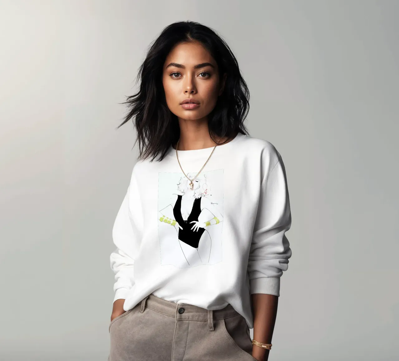 Farah sweatshirt by Floyd Grey
