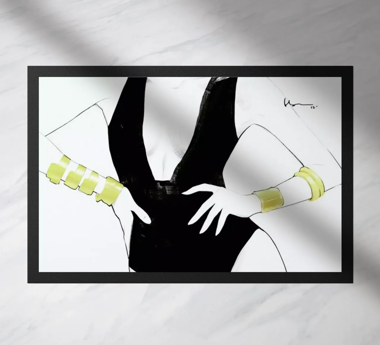 Farah doormat by Floyd Grey