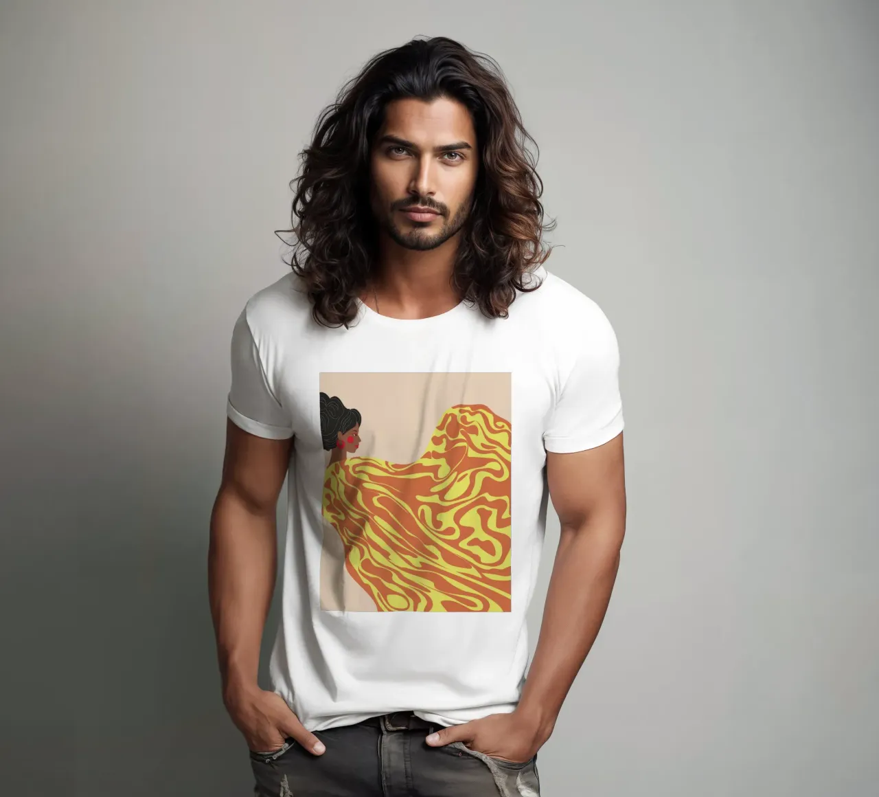 Flowing Patterns t-shirt by Demar Galleria