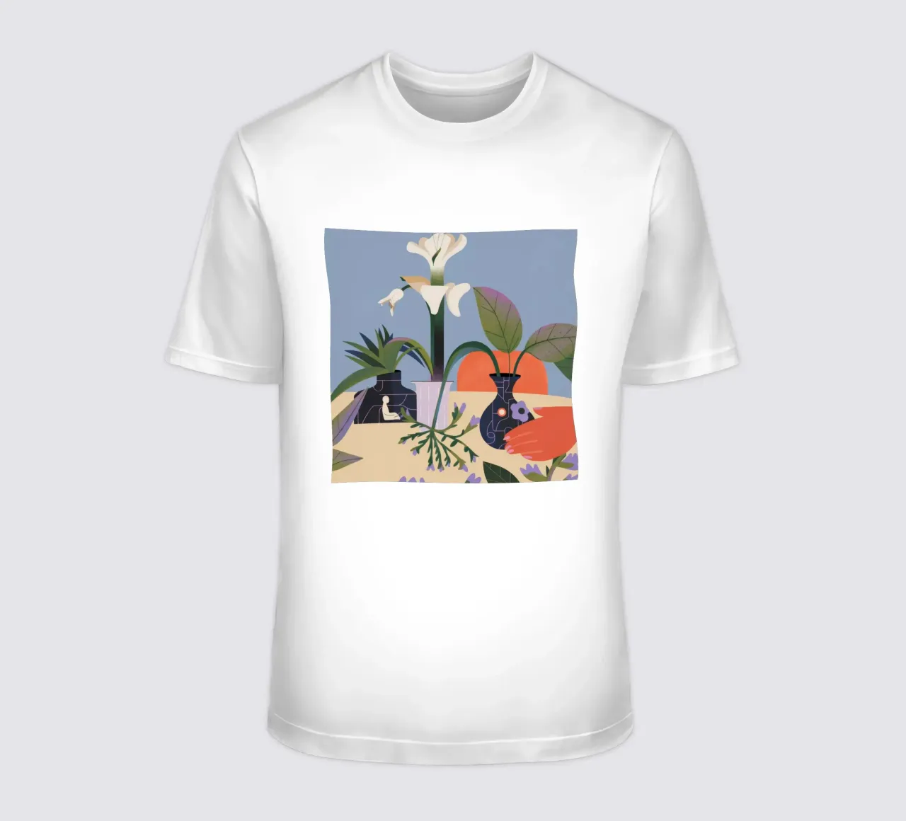 Composizione floreale t-shirt da Demar Galleria