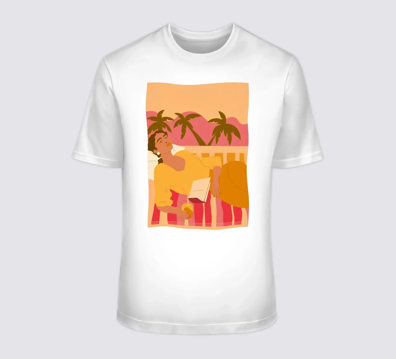 Lecture tropicale t-shirt de Demar Galleria