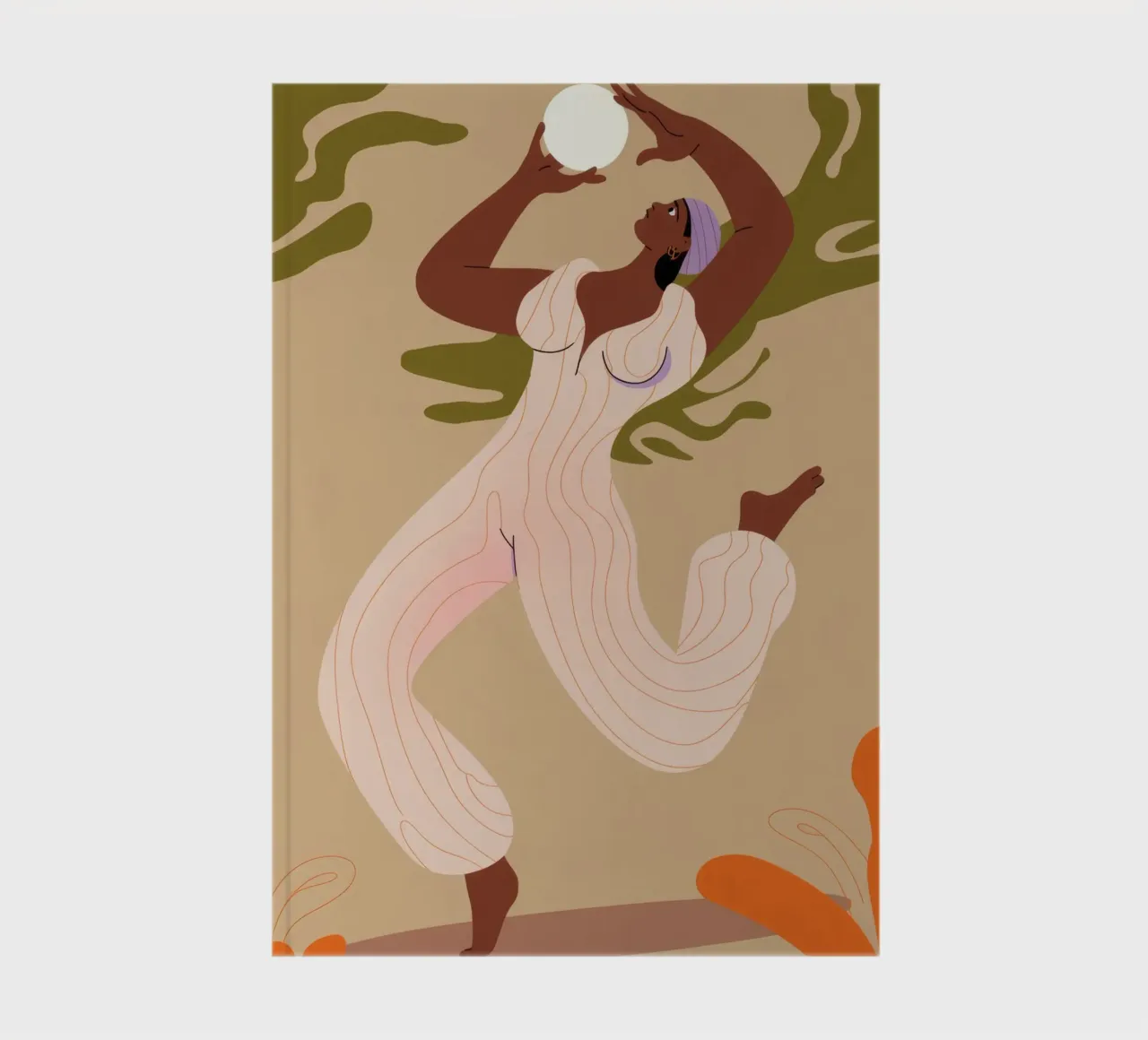 Dancing with Ball notebook by Demar Galleria