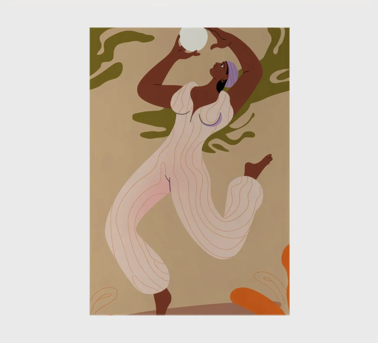 Dancing with Ball notebook by Demar Galleria