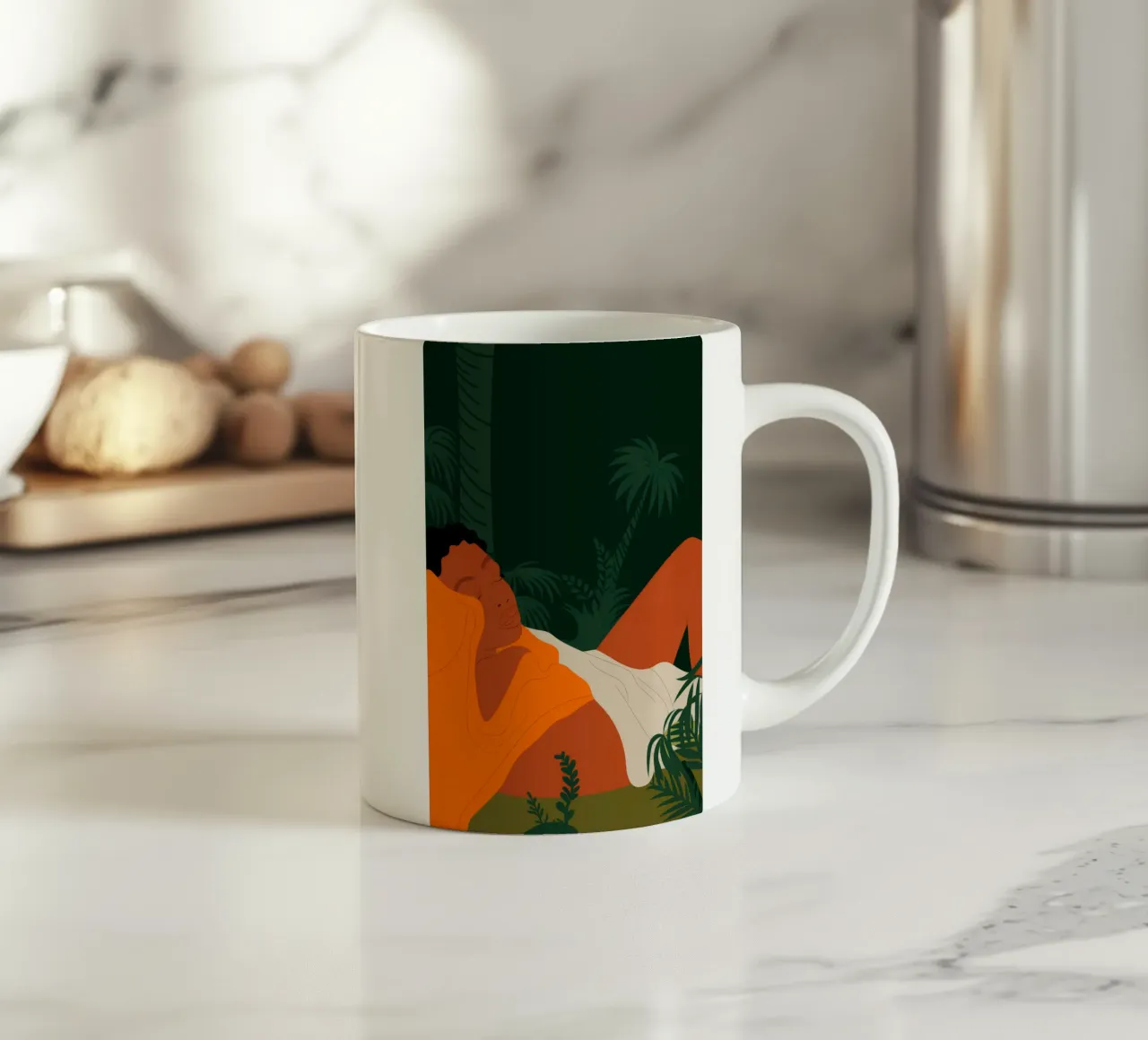 Rilassarsi nella natura tazza in ceramica da Demar Galleria