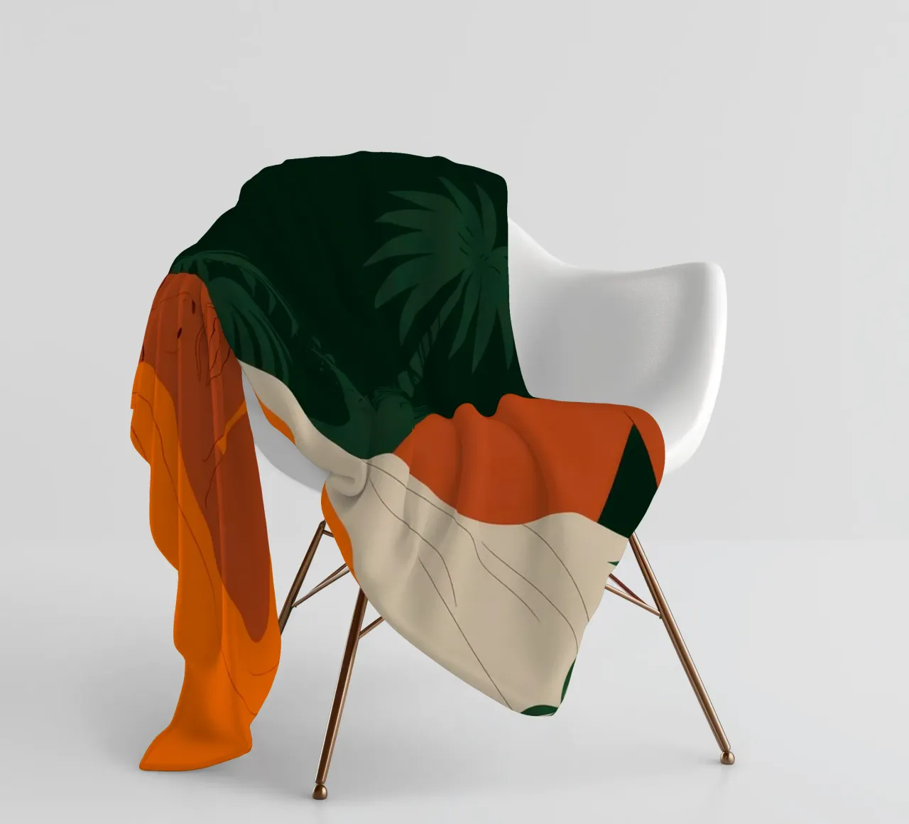 Relaxing in Nature fleece blanket by Demar Galleria